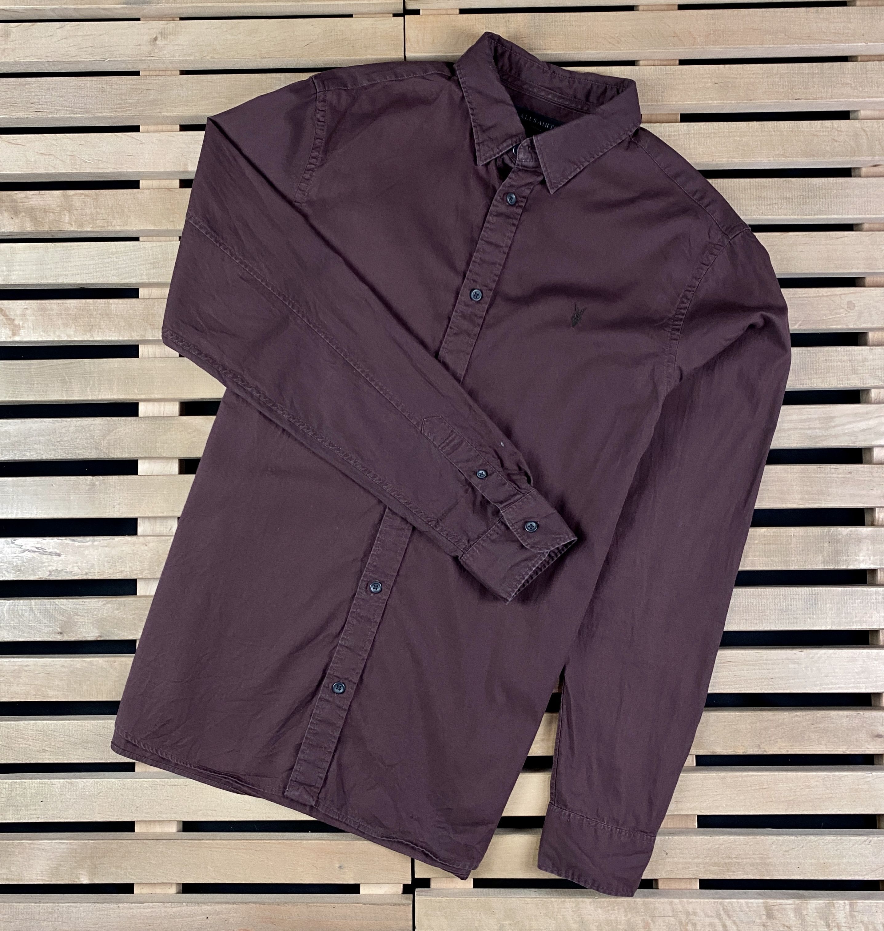 Allsaints Men’s Shirt Long Sleeve Allsaints Size S Size US S / EU 44-46 / 1 - 1 Thumbnail