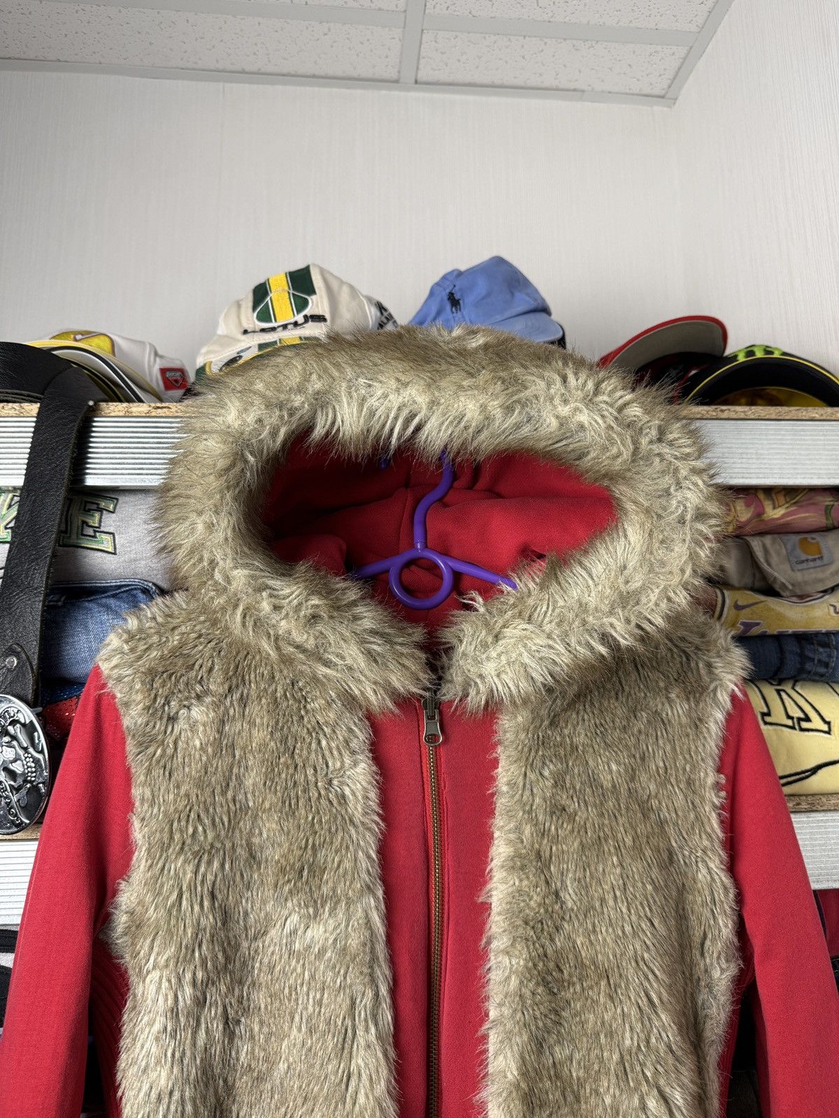 Japanese Brand QUILTED FUR LINER REVERSIBLE JACKET AOZORA JAPAN HEAVEN Size S / US 4 / IT 40 - 5 Thumbnail
