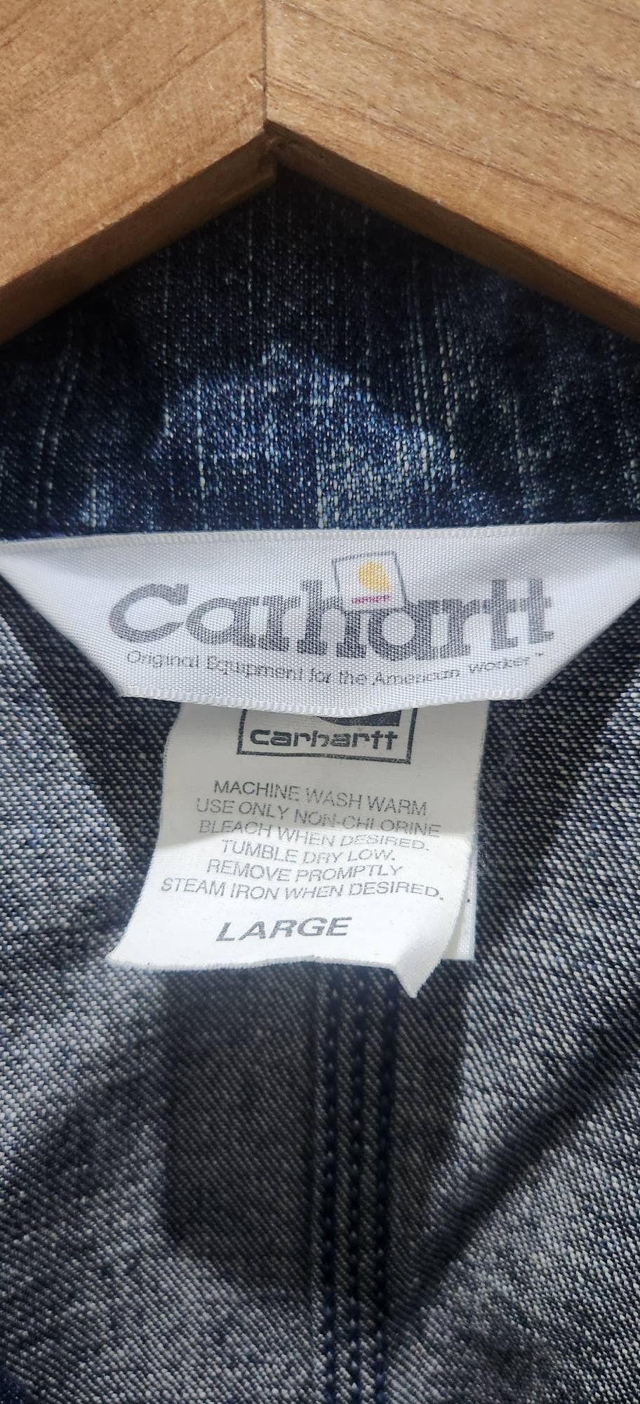 Carhartt Carhartt Vintage 90s Chore Denim Jacket Size US L / EU 52-54 / 3 - 3 Thumbnail