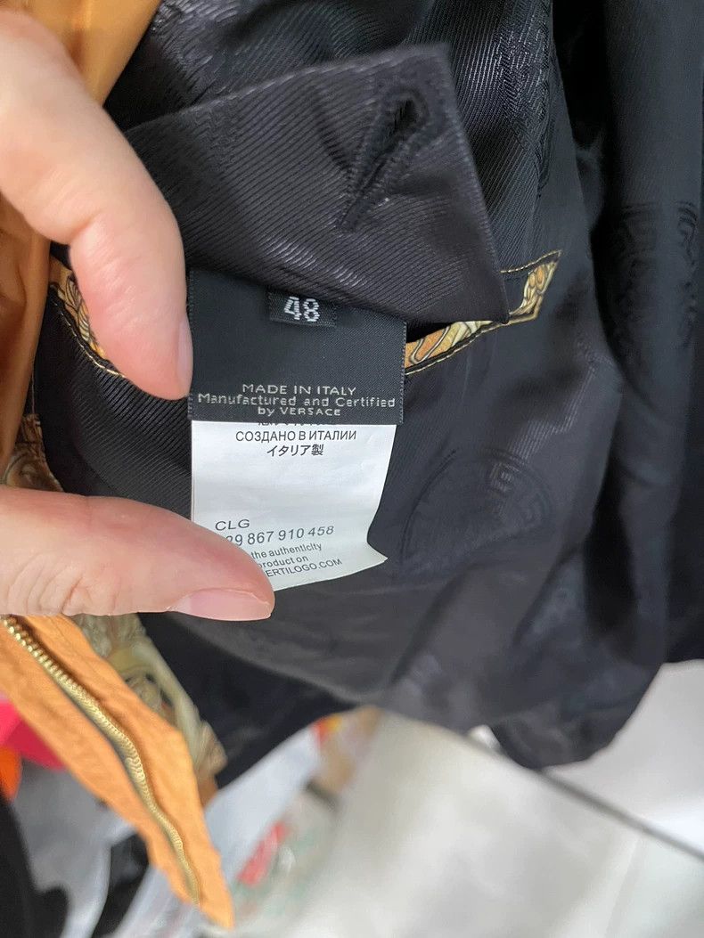 Versace Versace Men's long-sleeved baseball-collared jacket Size US L / EU 52-54 / 3 - 7 Thumbnail