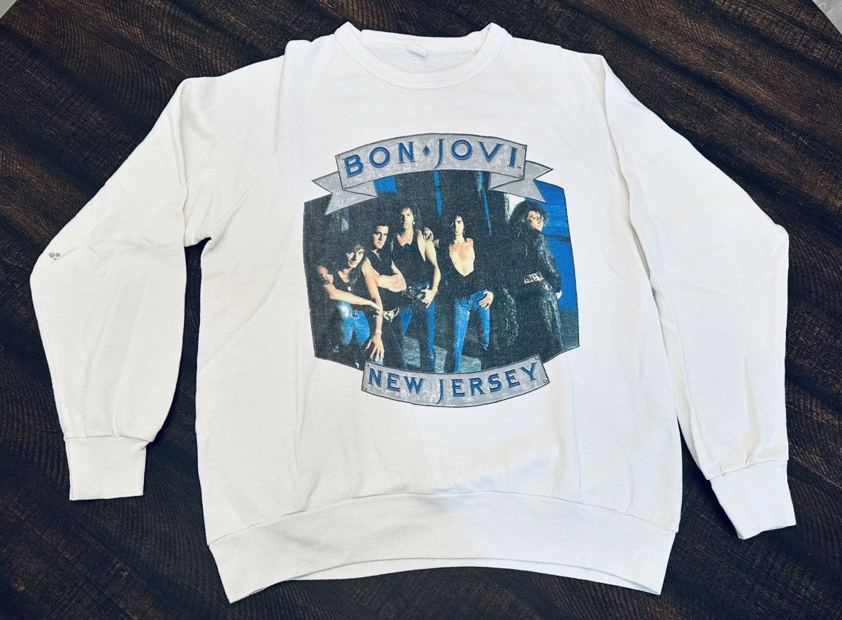 Other VTG Bon Jovi New Jersey 1989 Tour Sweatshirt-Faded Tag-Med Size US M / EU 48-50 / 2 - 1 Thumbnail