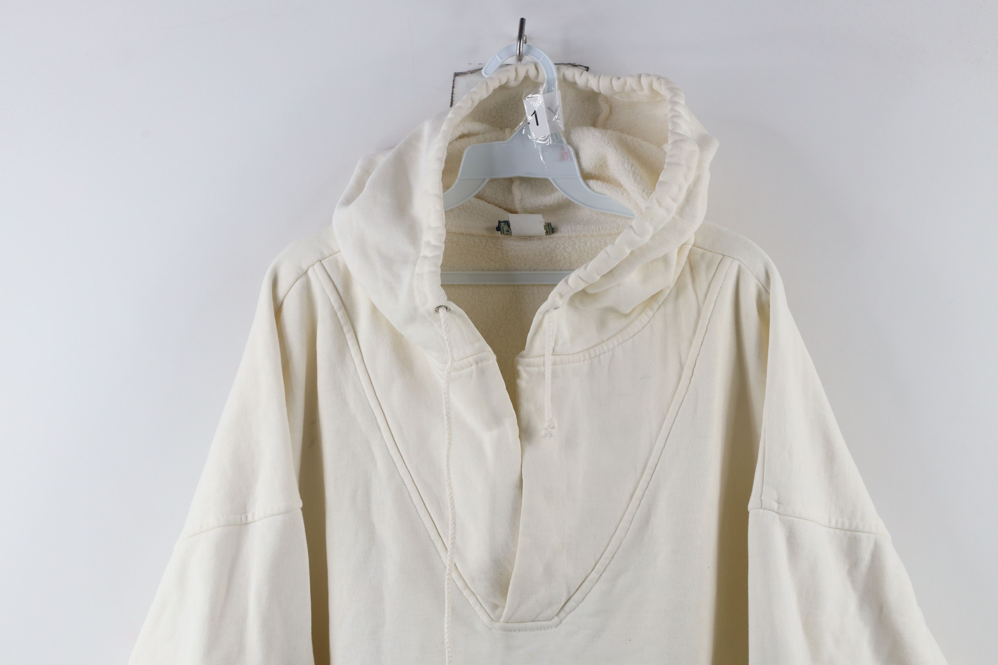 Vintage Vintage 90s Baggy Ohio State University Hoodie White USA Size US L / EU 52-54 / 3 - 2 Thumbnail
