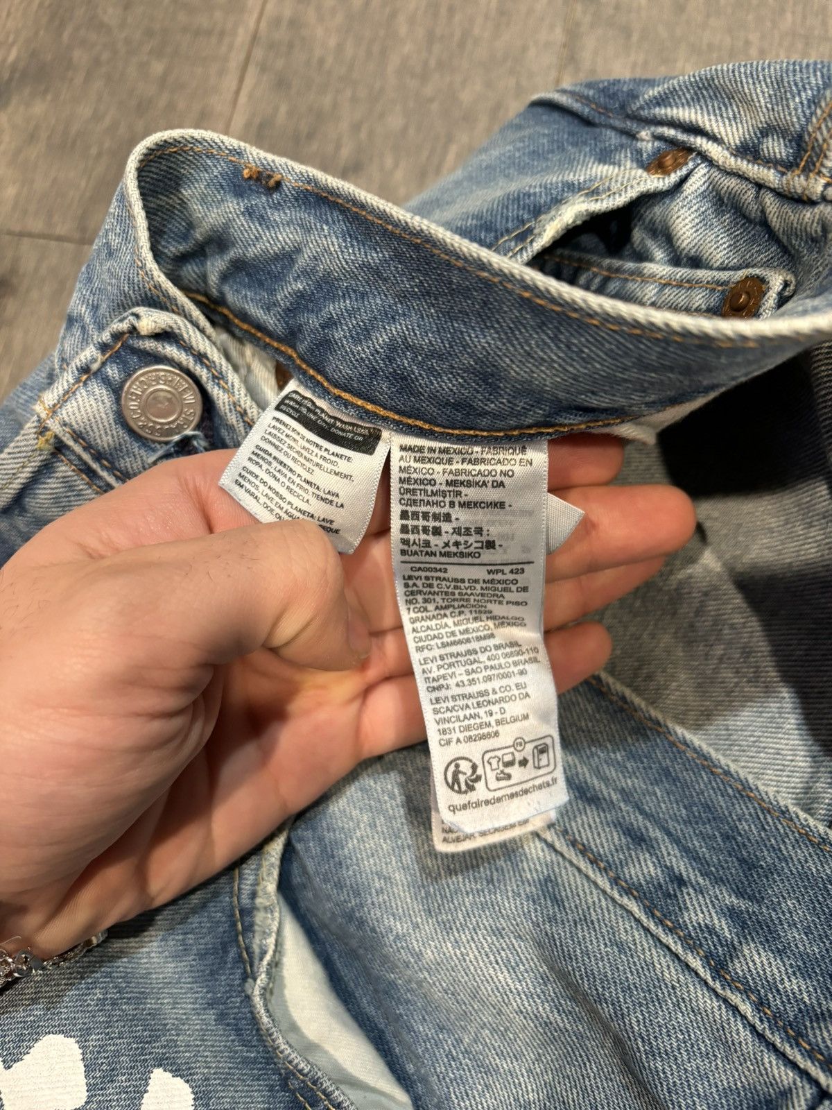 DENIM TEARS Denim Tears Jwans Light Wash Blue 34 Size US 34 / EU 50 - 6 Thumbnail