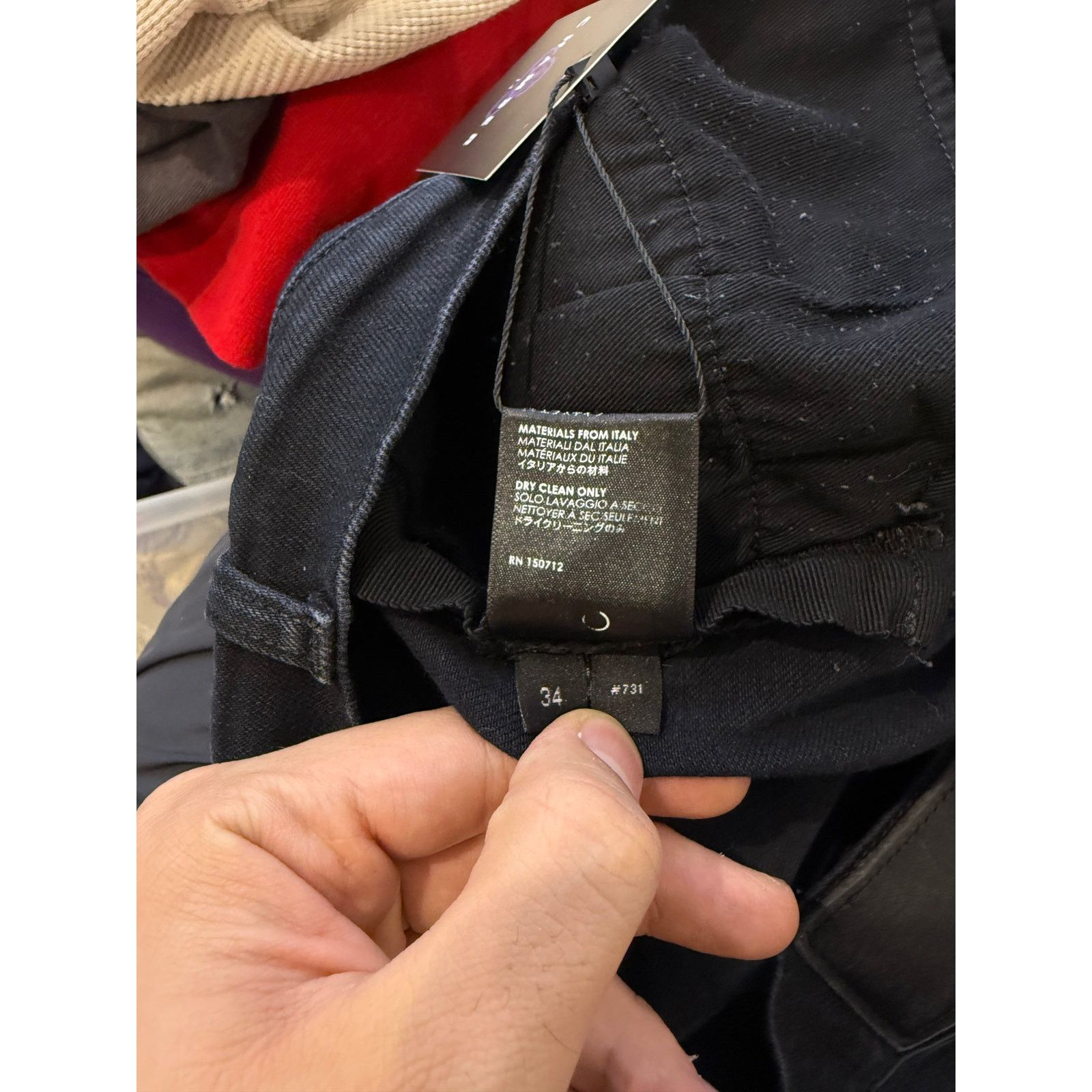 Amiri Amiri Teal Chain Patchwork Black Jeans (Ripped Knee) Used 34 Size US 34 / EU 50 - 4 Thumbnail