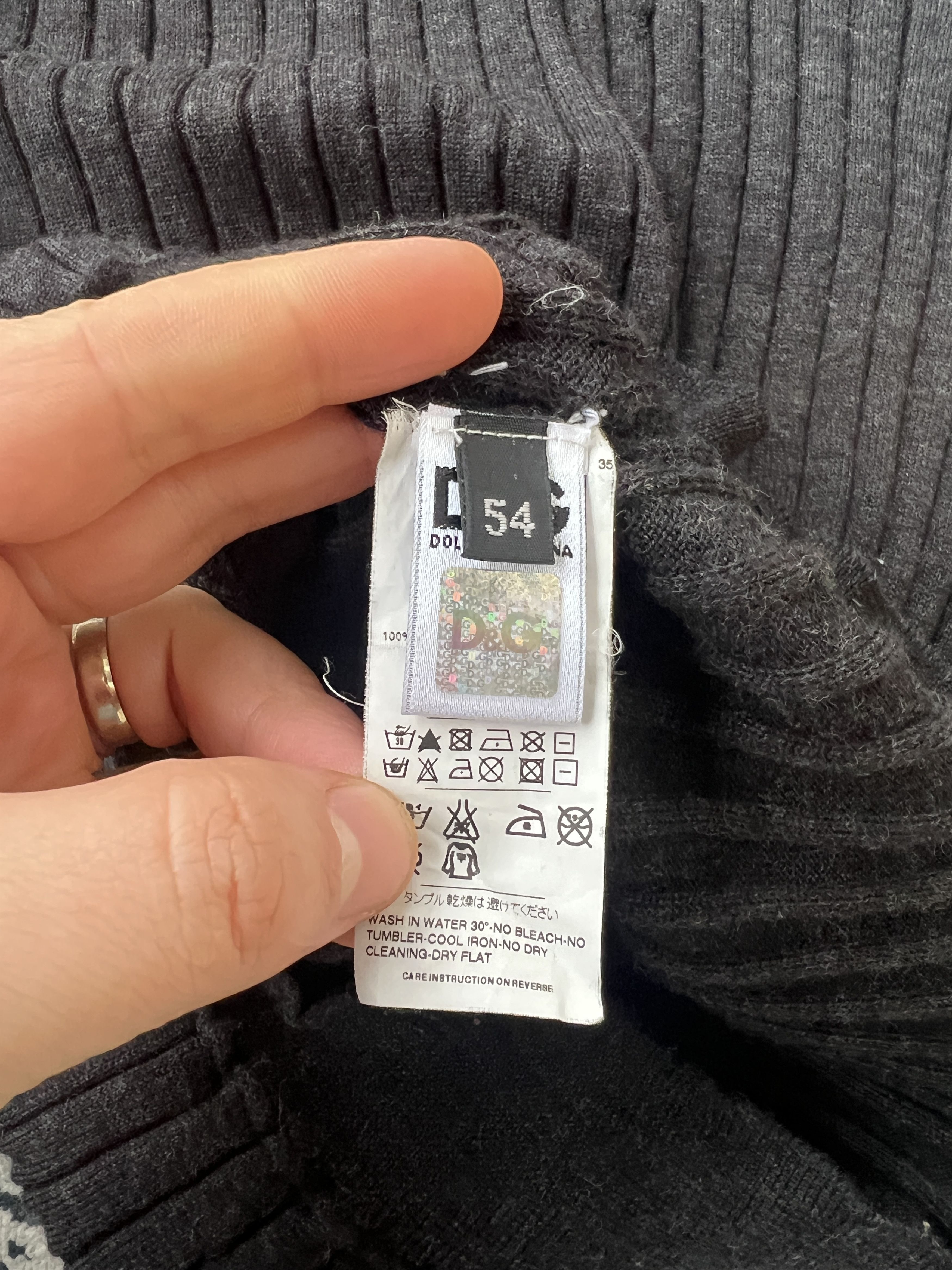 Dolce & Gabbana Dolce & Gabbana Wool Sweater Size US XL / EU 56 / 4 - 7 Thumbnail