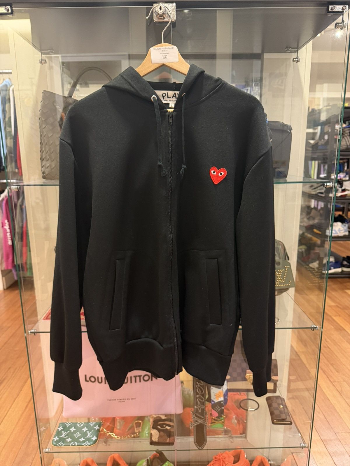 Comme des Garcons PLAY CDG PLAY Full Zip Hoodie Size US L / EU 52-54 / 3 - 1 Thumbnail
