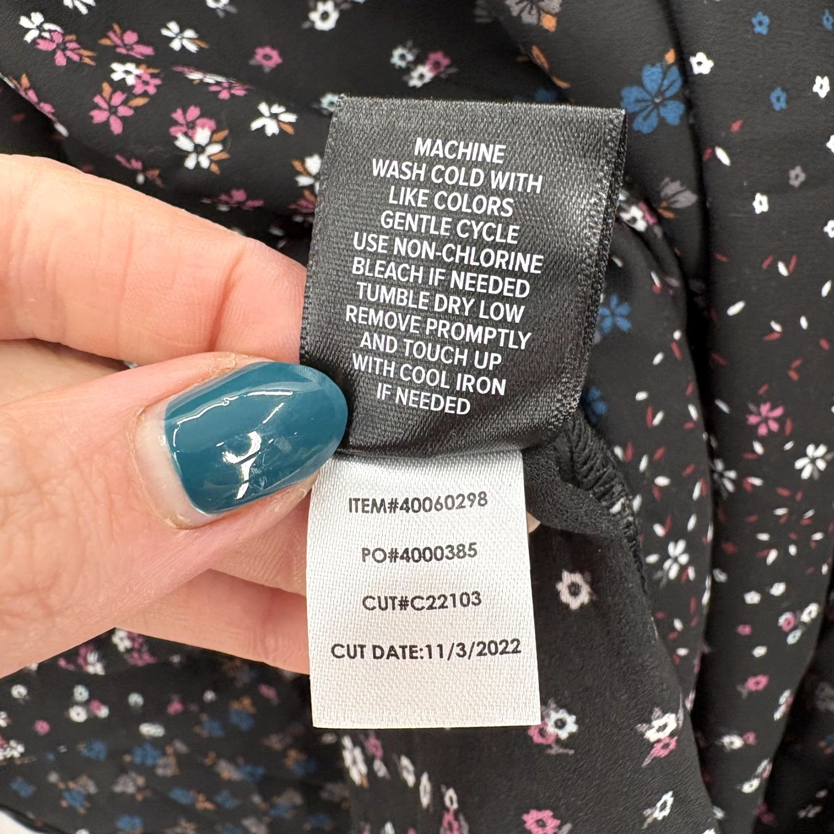 Torrid Torrid Blouse Womens 2X Black Floral Mock Neck Button Front Tunic Top NWT Sheer Plus Size Sleeves Balloon Sleeve Casual Size XXL / US 16-18 / IT 52-54 - 7 Thumbnail