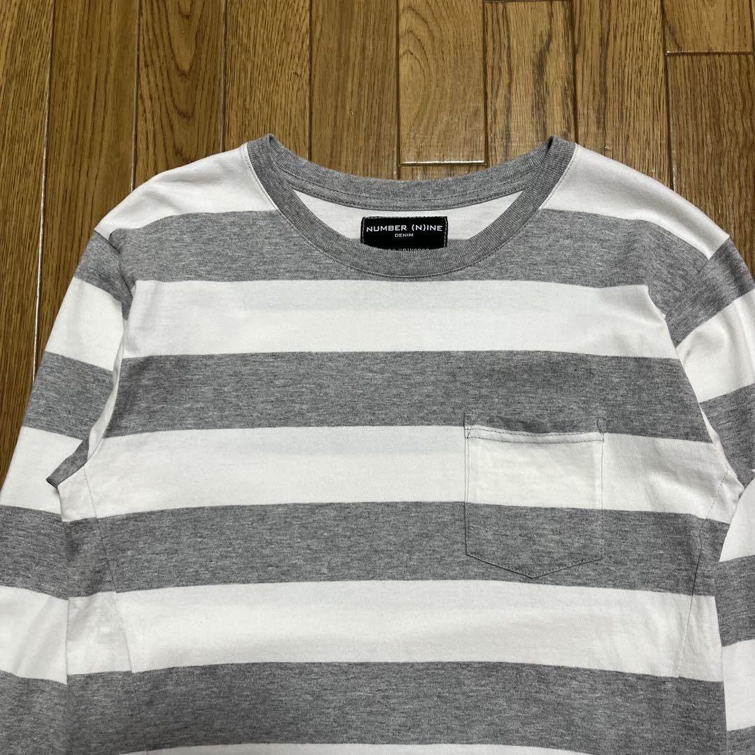 Number (N)ine Striped Long Sleeve Shirt Size US M / EU 48-50 / 2 - 1 Thumbnail