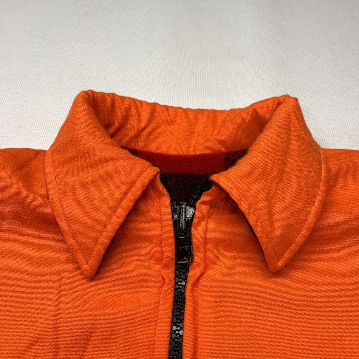 Vintage × Woolrich Woolen Mills VTG Woolrich Jacket Red Plaid Reversible Coat Blaze Wool Size US L / EU 52-54 / 3 - 10 Thumbnail