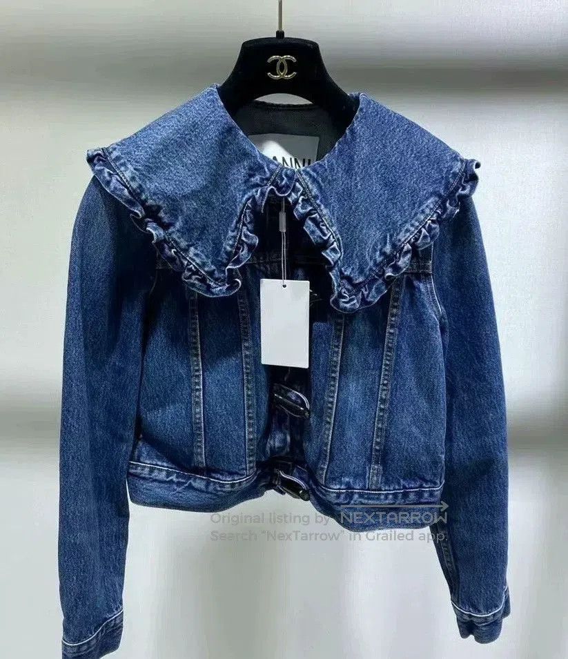 Ganni Ganni Short Denim Jacket. Size XXS / US 00 / IT 34 - 1 Thumbnail