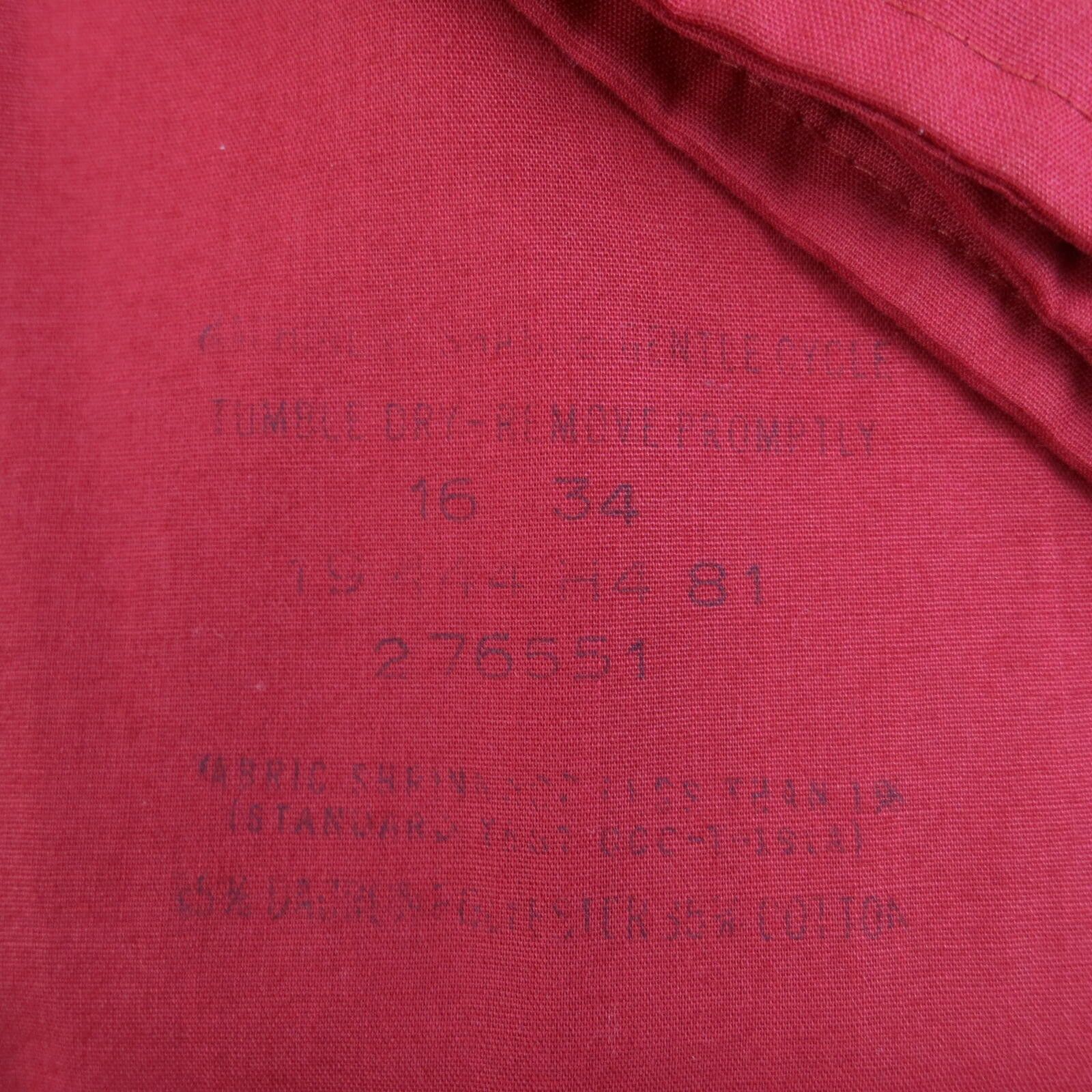 Van Heusen Vintage Van Heusen 417 Red Long Sleeve Dress Shirt 16x34 Size US L / EU 52-54 / 3 - 4 Thumbnail