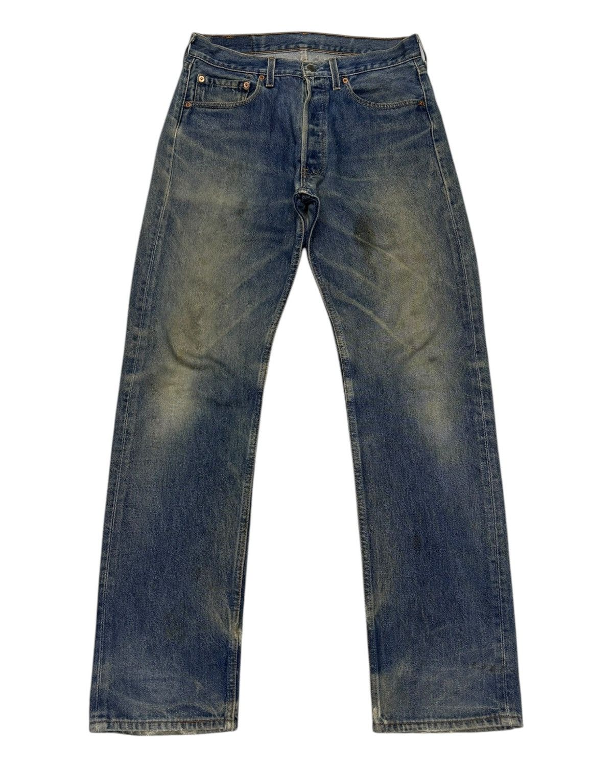 Levi's VINTAGE LEVIS 501 DISTRESSED DENIM JEANS Size US 31 - 1 Thumbnail