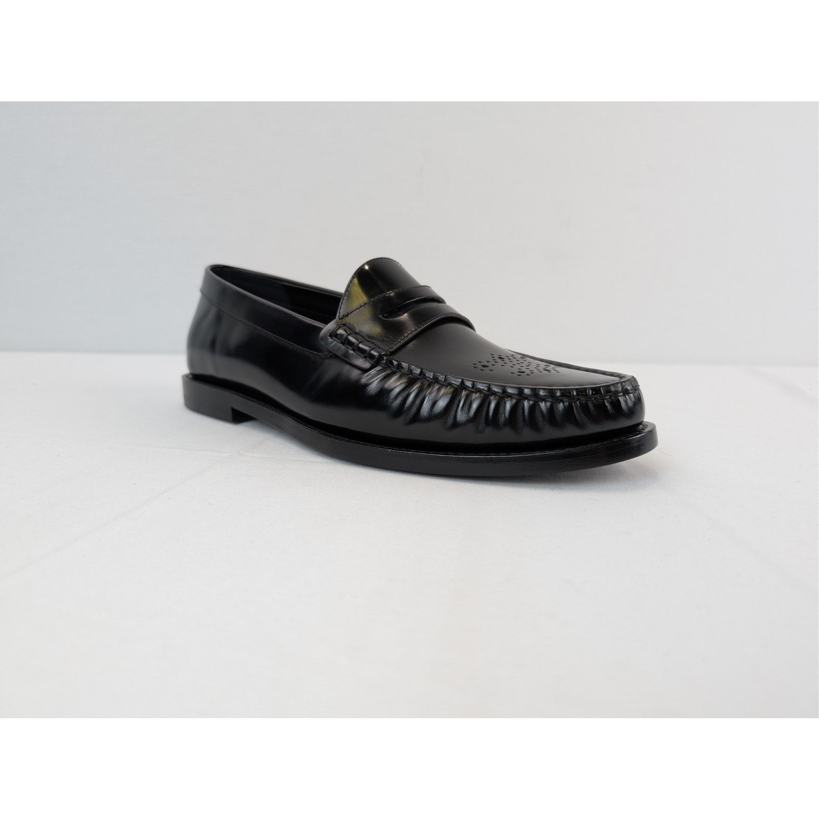 Celine o1rshd1 Vivienne Loafers in Polished Boil Shoe Boots Black Size US 12 / EU 45 - 2 Thumbnail