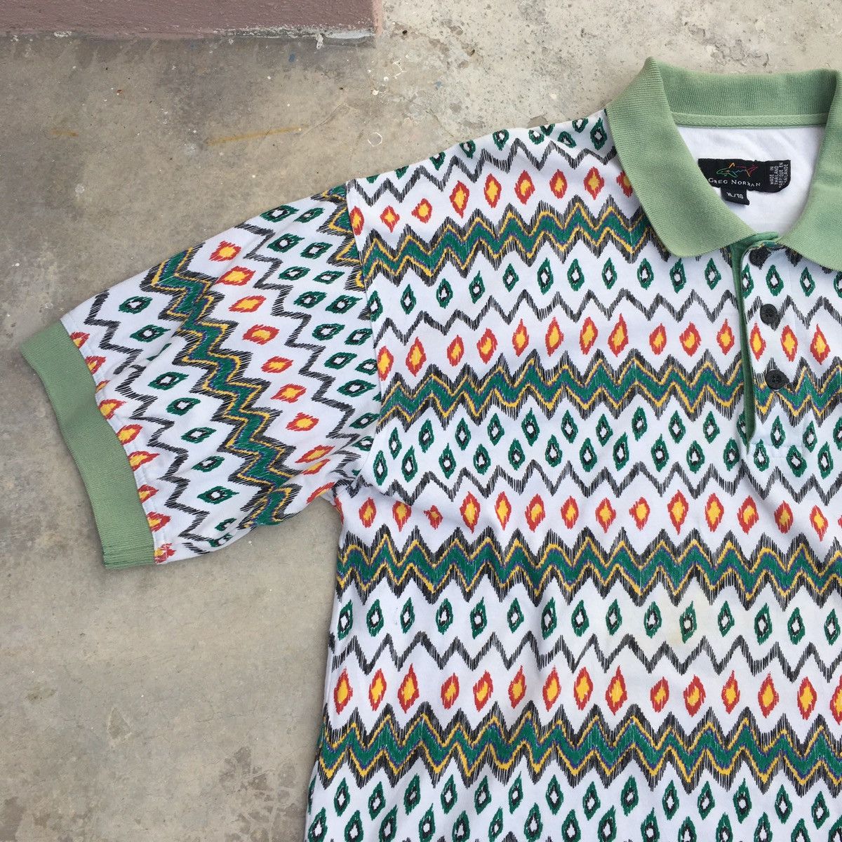 Greg Norman Vintage Greg Norman Polo Tee Size US XL / EU 56 / 4 - 4 Thumbnail