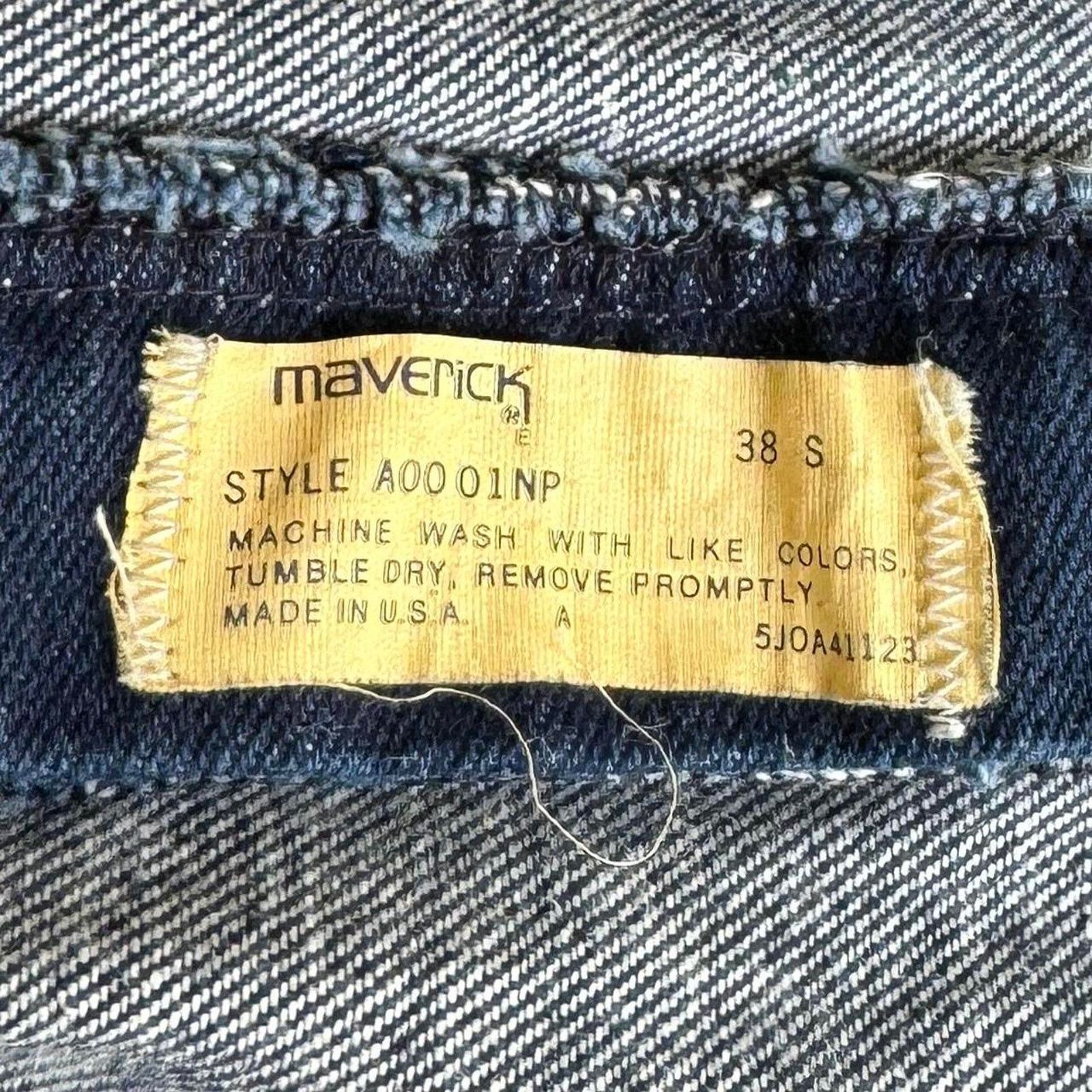 Levi's × Vintage USA Made Maverick Baggy Streetwear Skater Cyber Tech Jeans Size US 37 - 4 Thumbnail