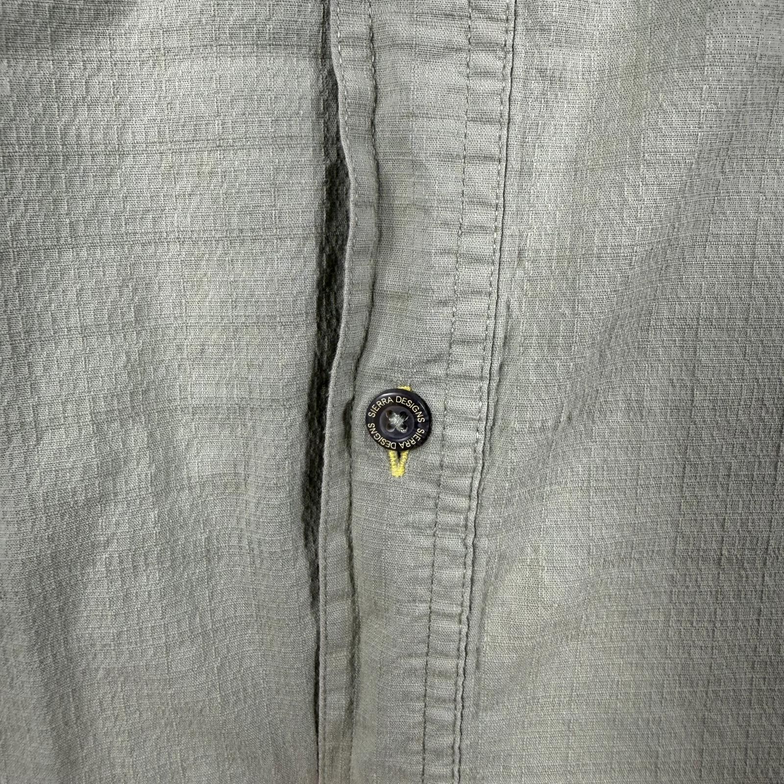 Eddie Bauer Sierra Designs Shirt Men's XL Green Button Down Short Sleeve Size US XL / EU 56 / 4 - 3 Thumbnail