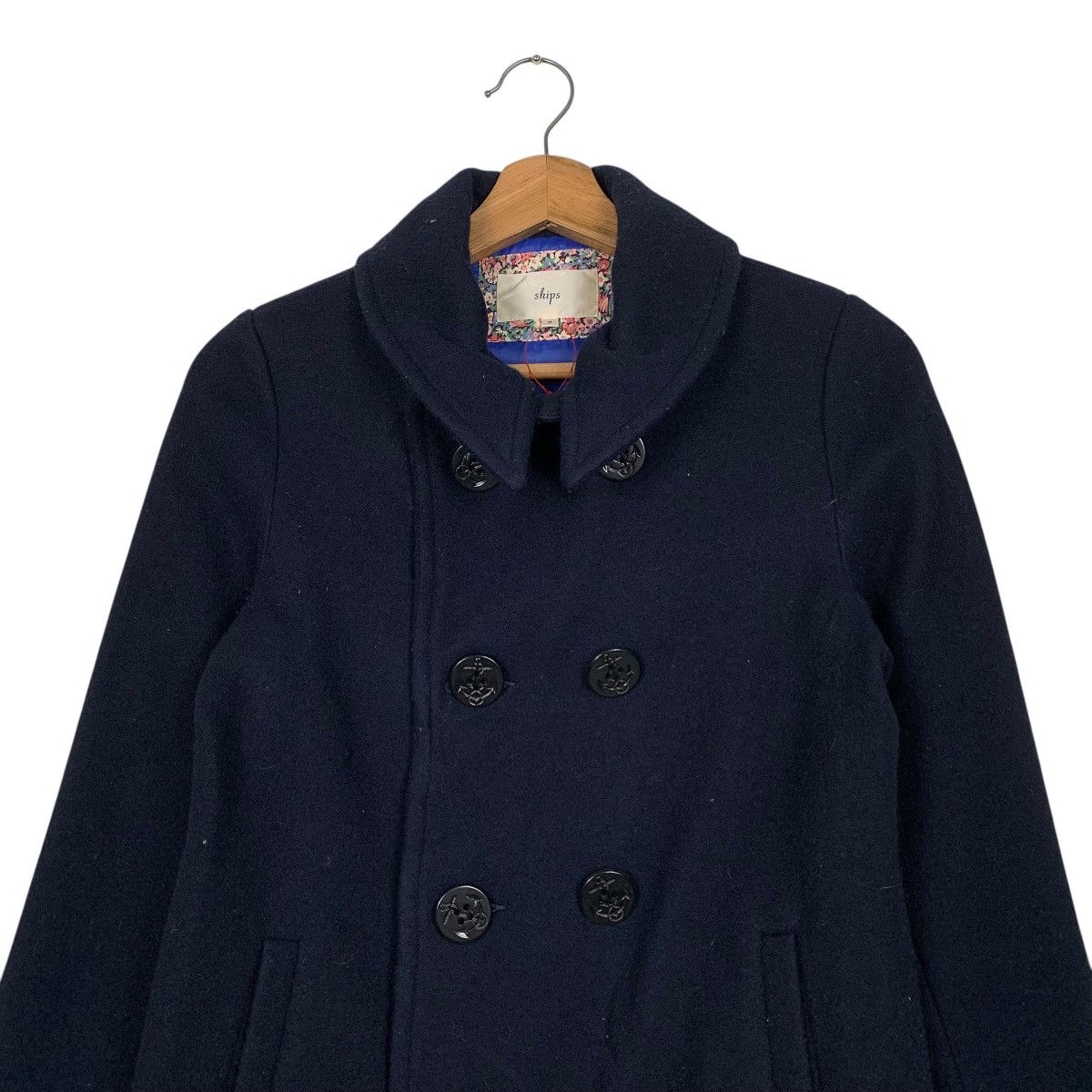 SHIPS Ships Double Breasted Wool Jacket Size S / US 4 / IT 40 - 2 Thumbnail