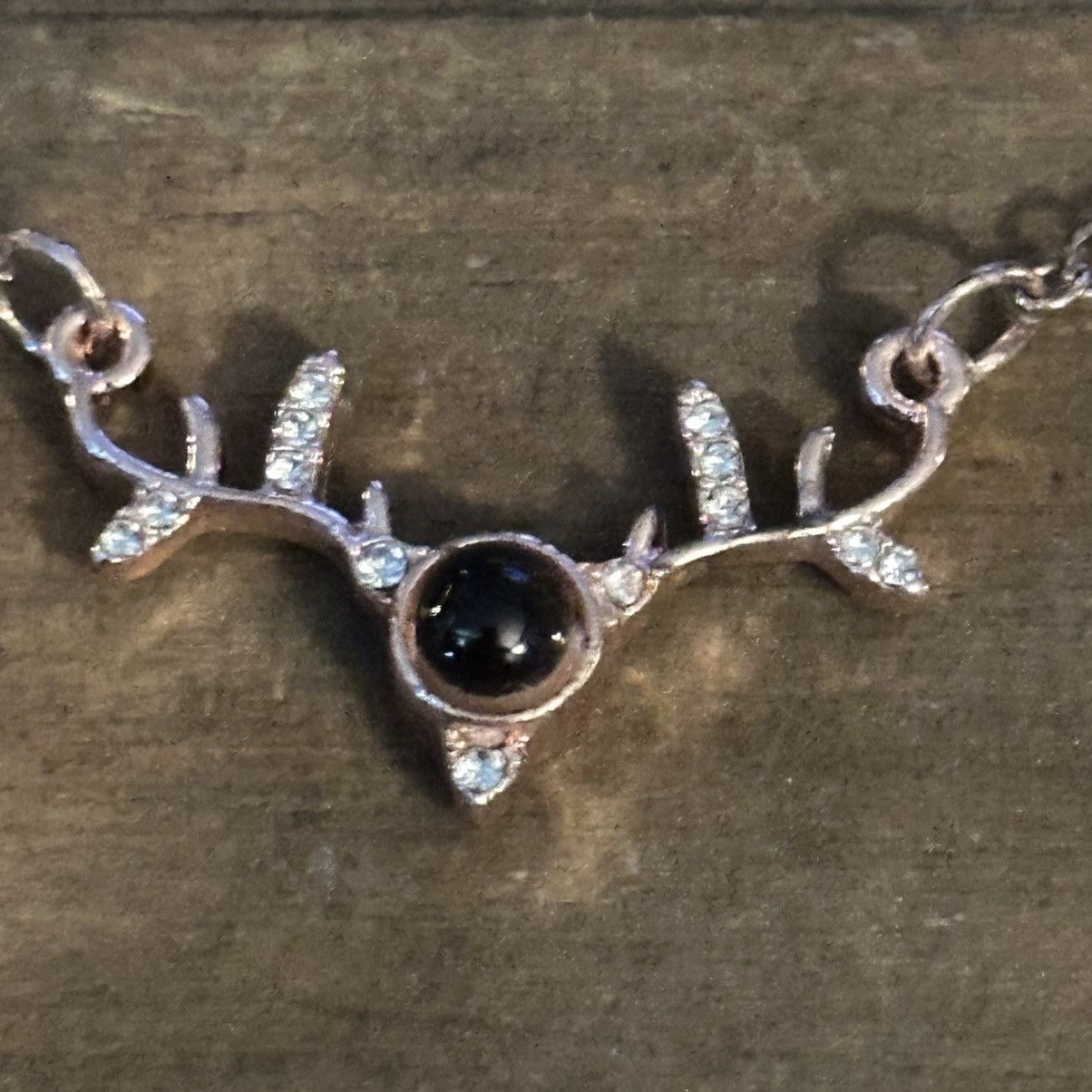 Other Rose gold paved projection deer antlers necklace Size ONE SIZE - 3 Thumbnail