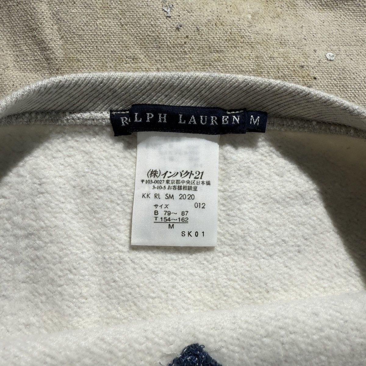 Ralph Lauren Vintage Ralph Lauren Freedom Sleeve Double V Sweatshirt 1950 Size US S / EU 44-46 / 1 - 3 Thumbnail