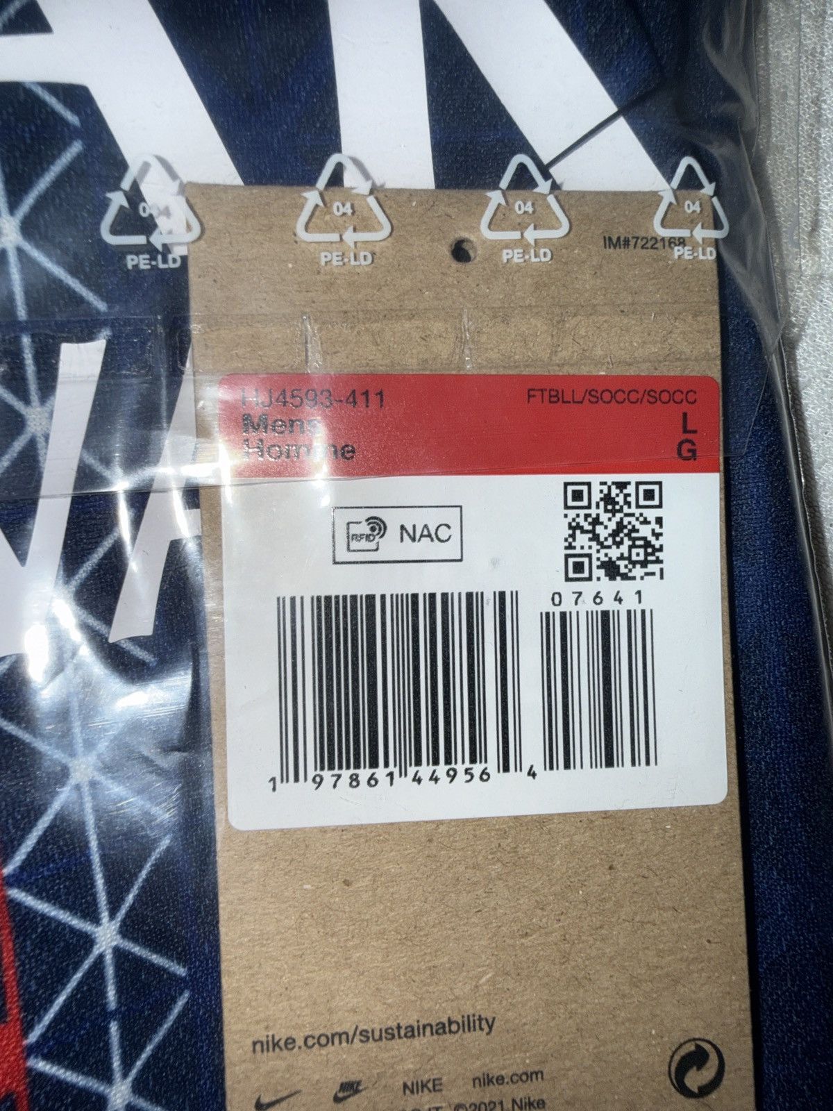 XO PSG X XO STADIUM JERSEY Size US M / EU 48-50 / 2 - 4 Thumbnail