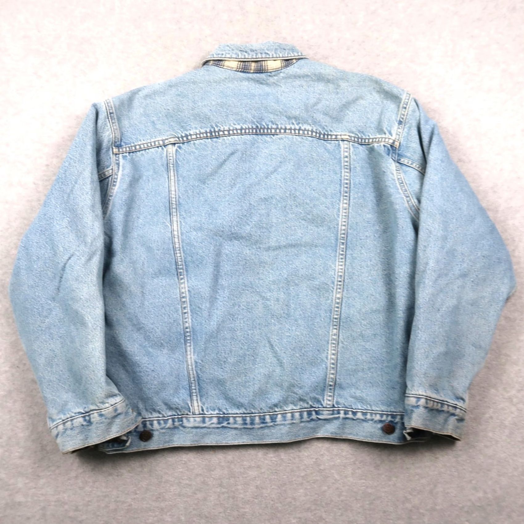 Levi's VINTAGE Levi's Trucker Denim Jacket Men L Large Blue 90s - Denim Jacket 60s-90s Size US L / EU 52-54 / 3 - 2 Thumbnail