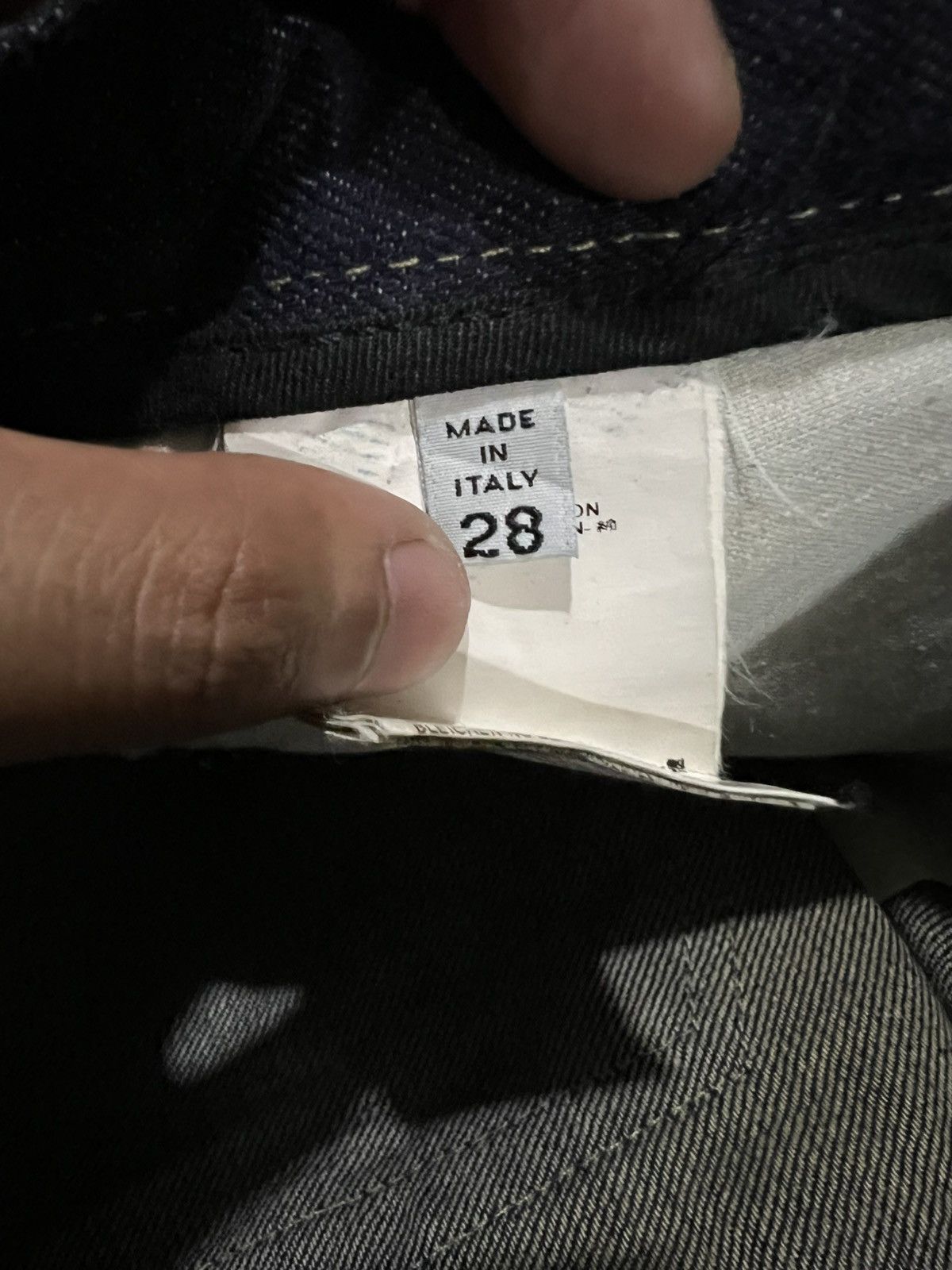 Rick Owens RARE 2005/06 Rick Owens OG Dark Blue Selvaged Denim Jeans Size US 28 / EU 44 - 9 Thumbnail
