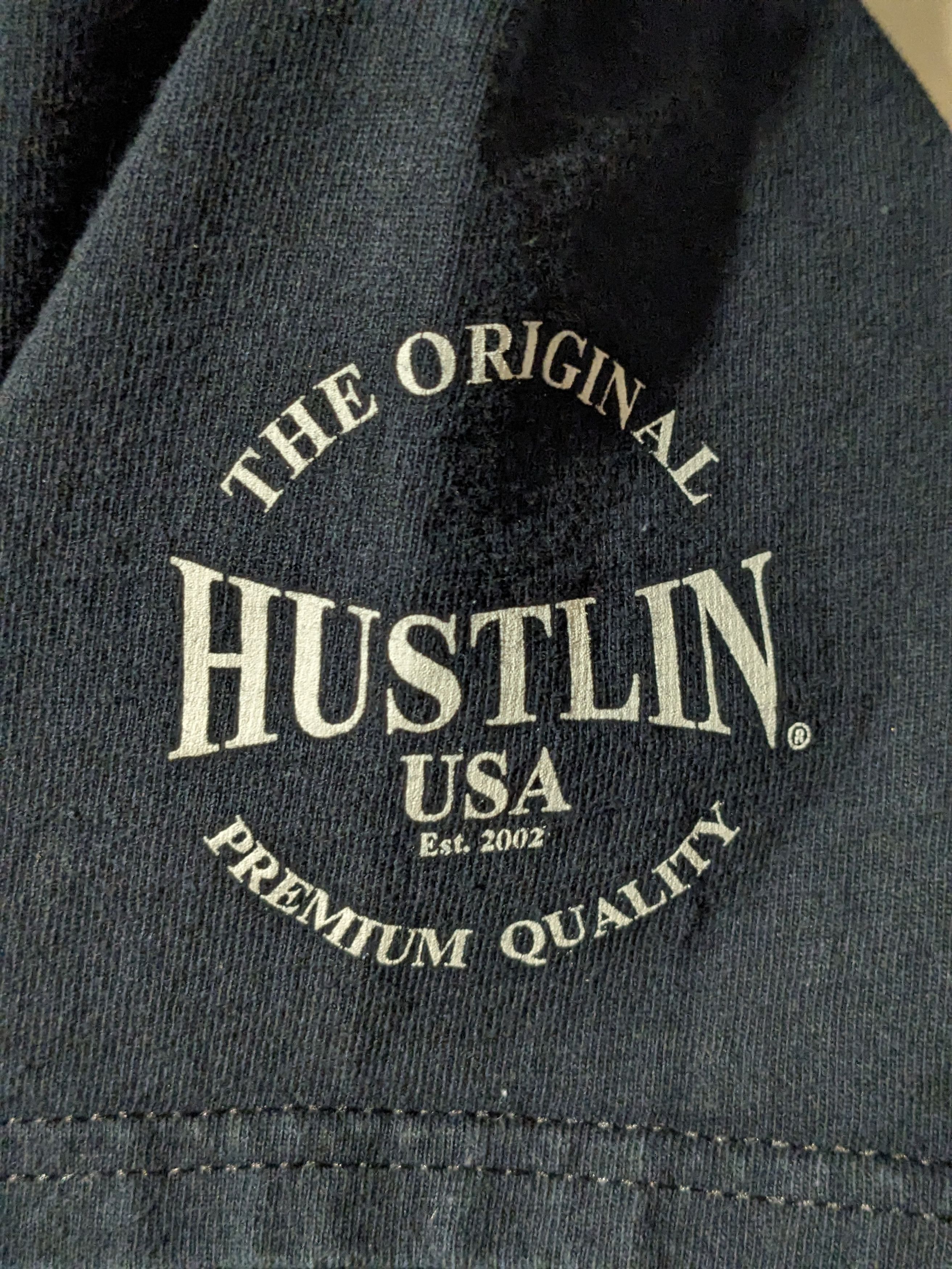 Vintage Vintage 90s Hustlin USA Pool 8-Ball Black Large T-Shirt Size US L / EU 52-54 / 3 - 6 Thumbnail