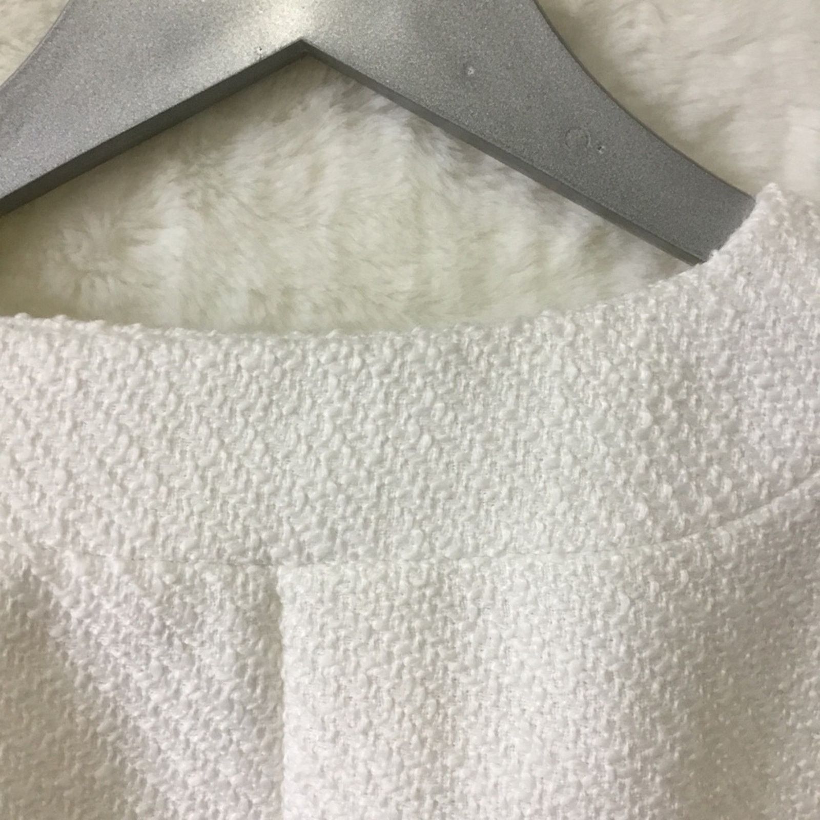 J.Crew J.Crew White Tweed Lady Jacket with Gold Buttons Size XL / US 12-14 / IT 48-50 - 8 Thumbnail