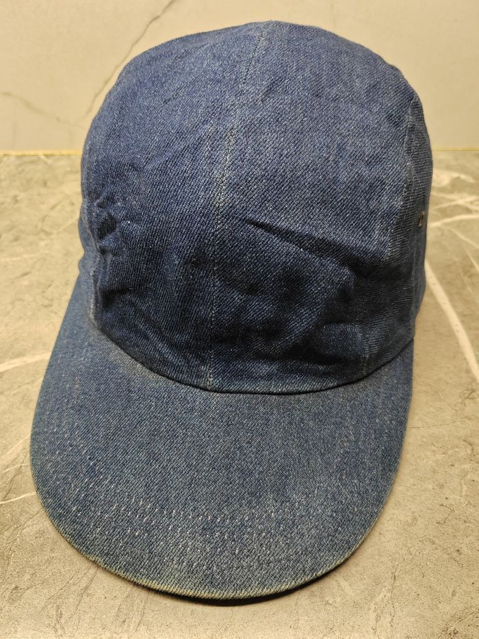 If Six Was Nine Vintage 4panel Japanese Brand Denim Cap Hat Size ONE SIZE - 2 Thumbnail