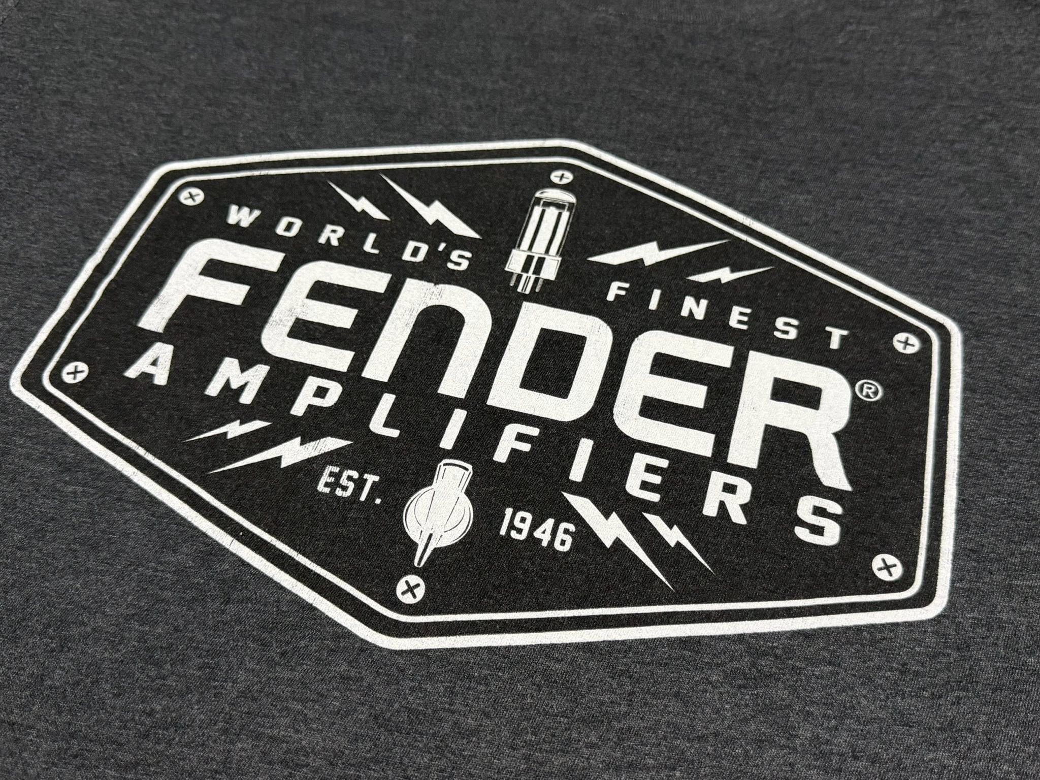 Fender FENDER AMPLIFIERS tee grey saiz M 1637 Size US M / EU 48-50 / 2 - 6 Thumbnail