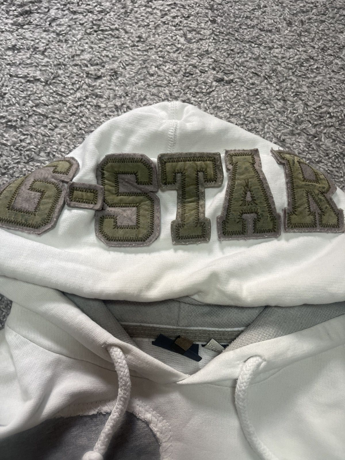 G-Star G-Star Raw Vintage Hoodie Big Hood Flex white size L Size US L / EU 52-54 / 3 - 7 Thumbnail