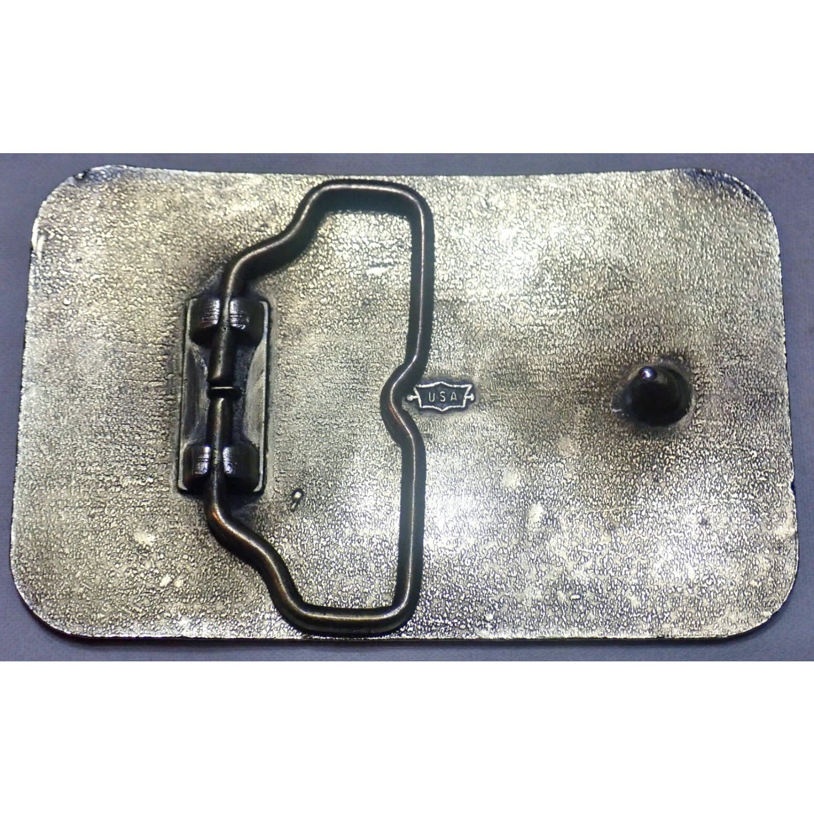 Vintage VINTAGE USA Made RARE 80s Makita Power Tool Belt Buckle Advertisement Bronze Unisex Adult Belt Buckle 3 1/4" X 2 1/8" Fits up to 1 5/8" wide 1980s Size ONE SIZE - 7 Thumbnail