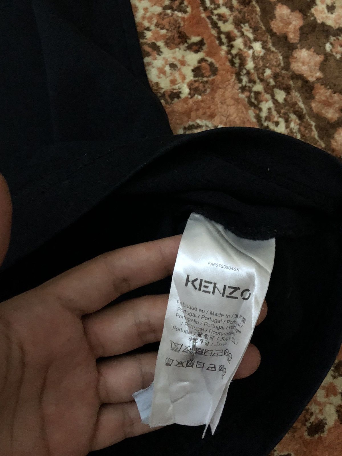 KENZO T-shirt sport triple x homme de coloris noir