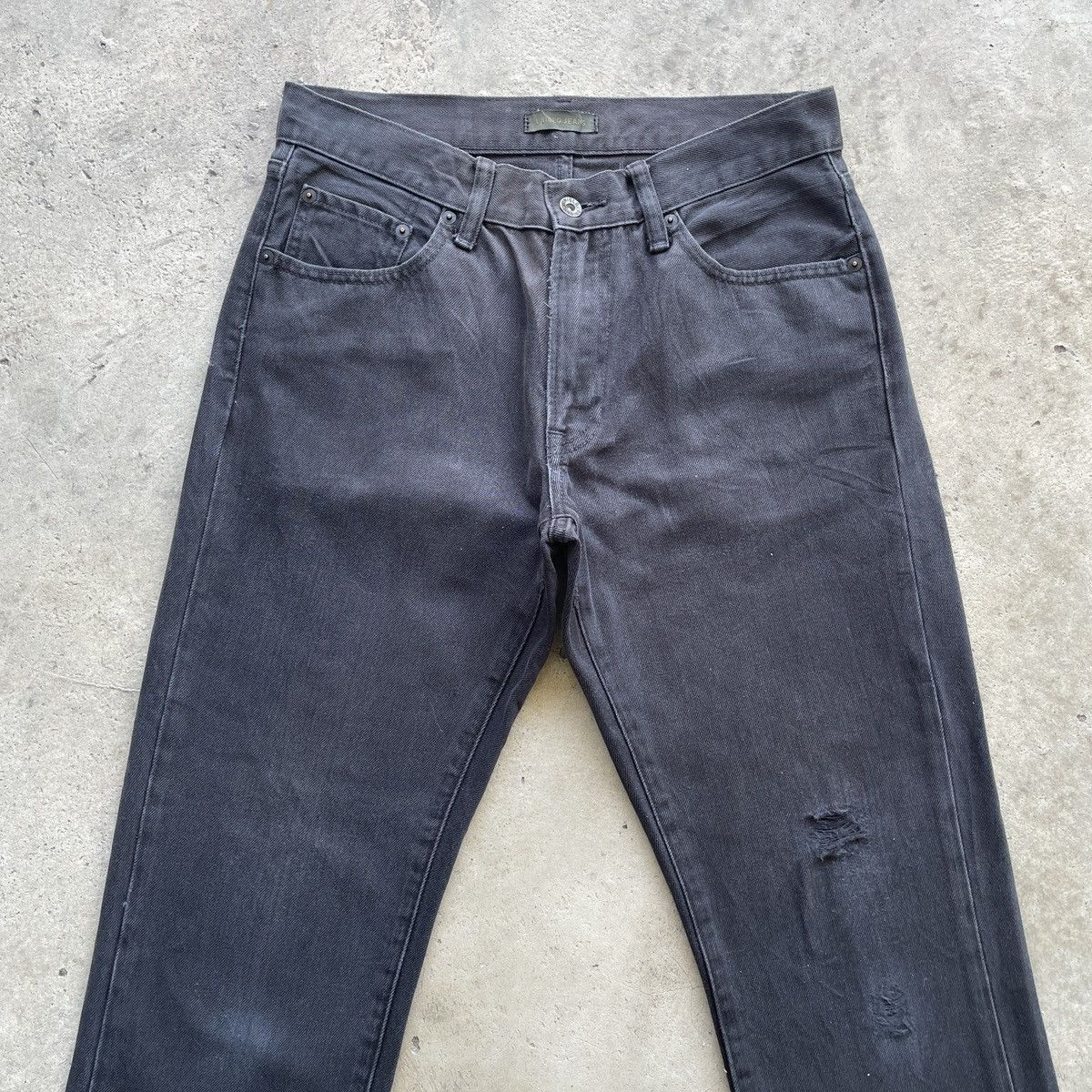 Japanese Brand Vintage Japan Jeans Black Faded Distressed Denim Pants W30 Size US 30 / EU 46 - 3 Thumbnail