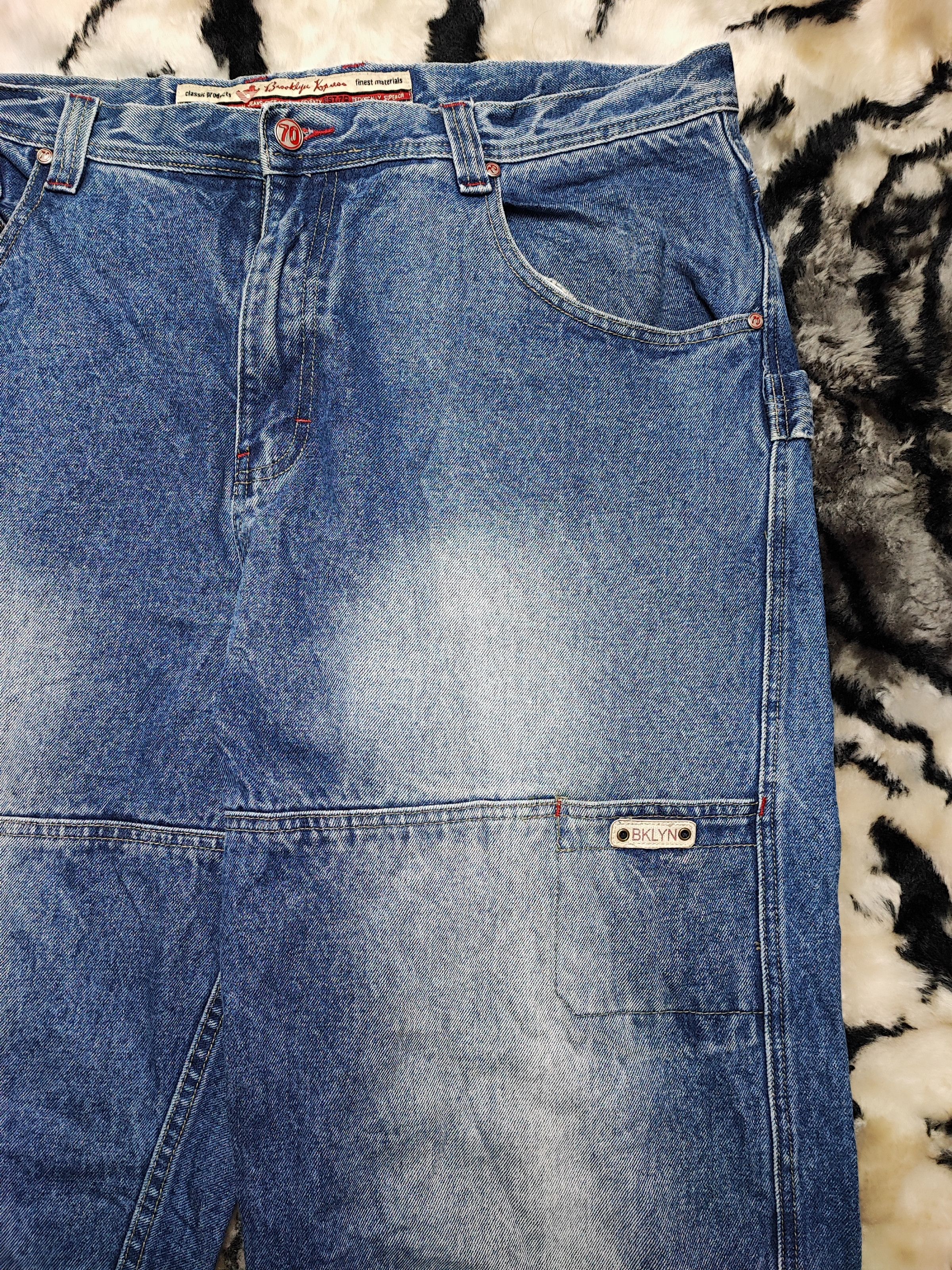 Brooklyn Xpress BAGGY DOUBLE KNEE VINTAGE Y2K BROOKLYN XPRESS JEANS Size US 40 / EU 56 - 6 Thumbnail