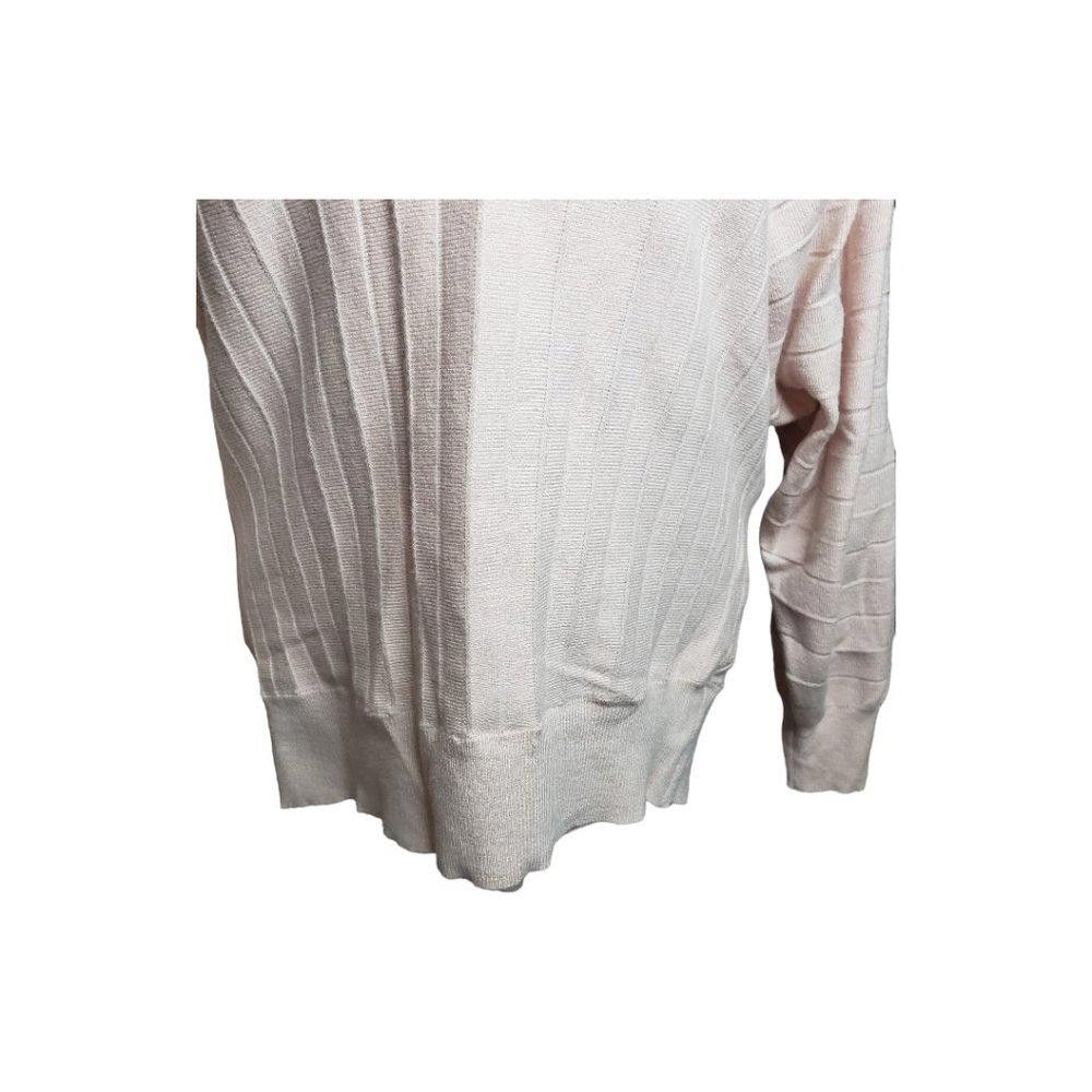 Designer CT857 Philosophy Peach V-neck Long Sleeve Ladies Sweater M Size M / US 6-8 / IT 42-44 - 3 Thumbnail