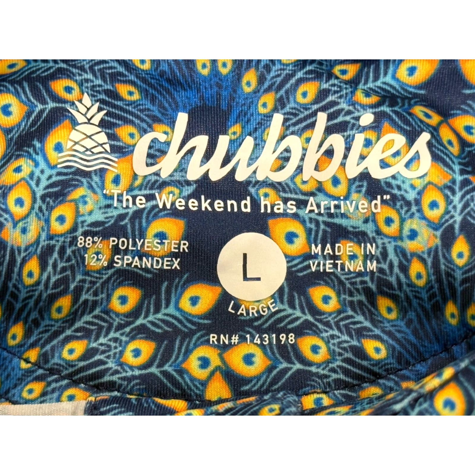 Chubbies NWT Chubbies The Fan Out Performance Polo 2.0 Men's L Polo Short Sleeve Multicolor Animal Print Shirts Mens Size US L / EU 52-54 / 3 - 5 Thumbnail