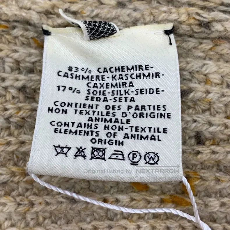 Hermes Hermes Brown Cable Knit Cashmere Hooded Open Front Knitted Size XS / US 0-2 / IT 36-38 - 7 Thumbnail