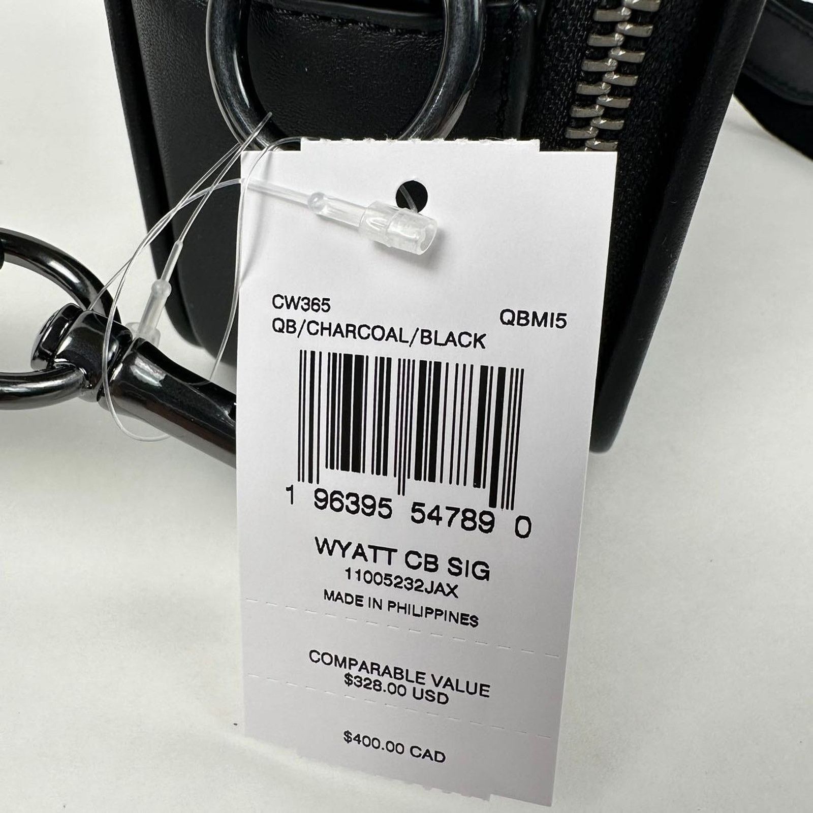 Coach Coach Men's Wyatt Crossbody Bag Signature Canvas Black NWT Size ONE SIZE - 7 Thumbnail