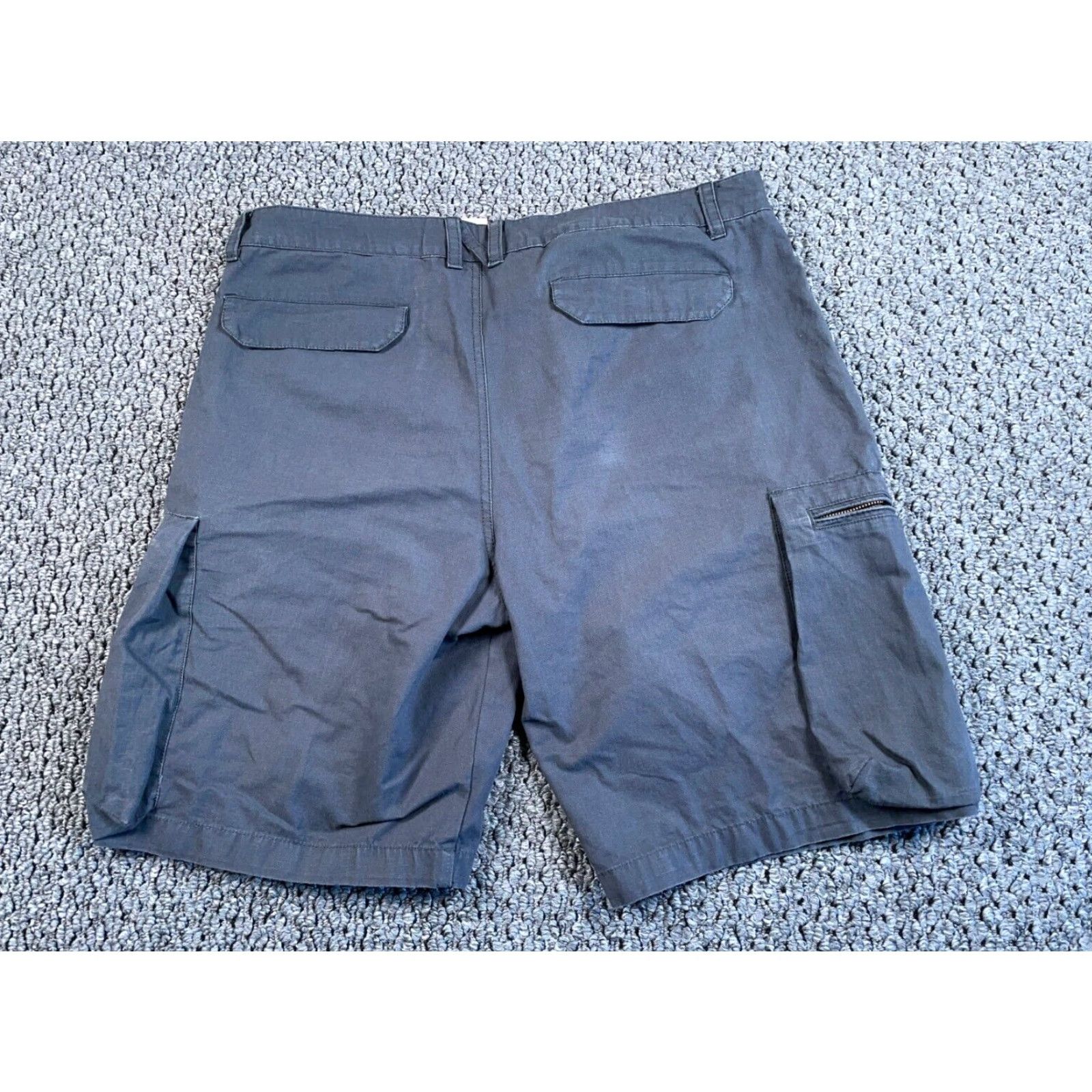 Nike Nike Men's Woven Cargo Shorts 36 x 11 Dark Gray Cotton 90s Casual Army Outdoor Size US 38 / EU 54 - 2 Thumbnail