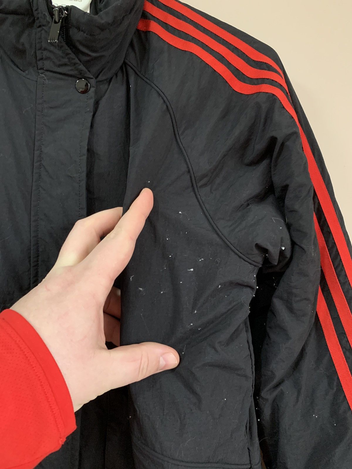 Adidas Womens AC Milan Football Track Jacket Adidas Soccer Retro M Size M / US 6-8 / IT 42-44 - 4 Thumbnail