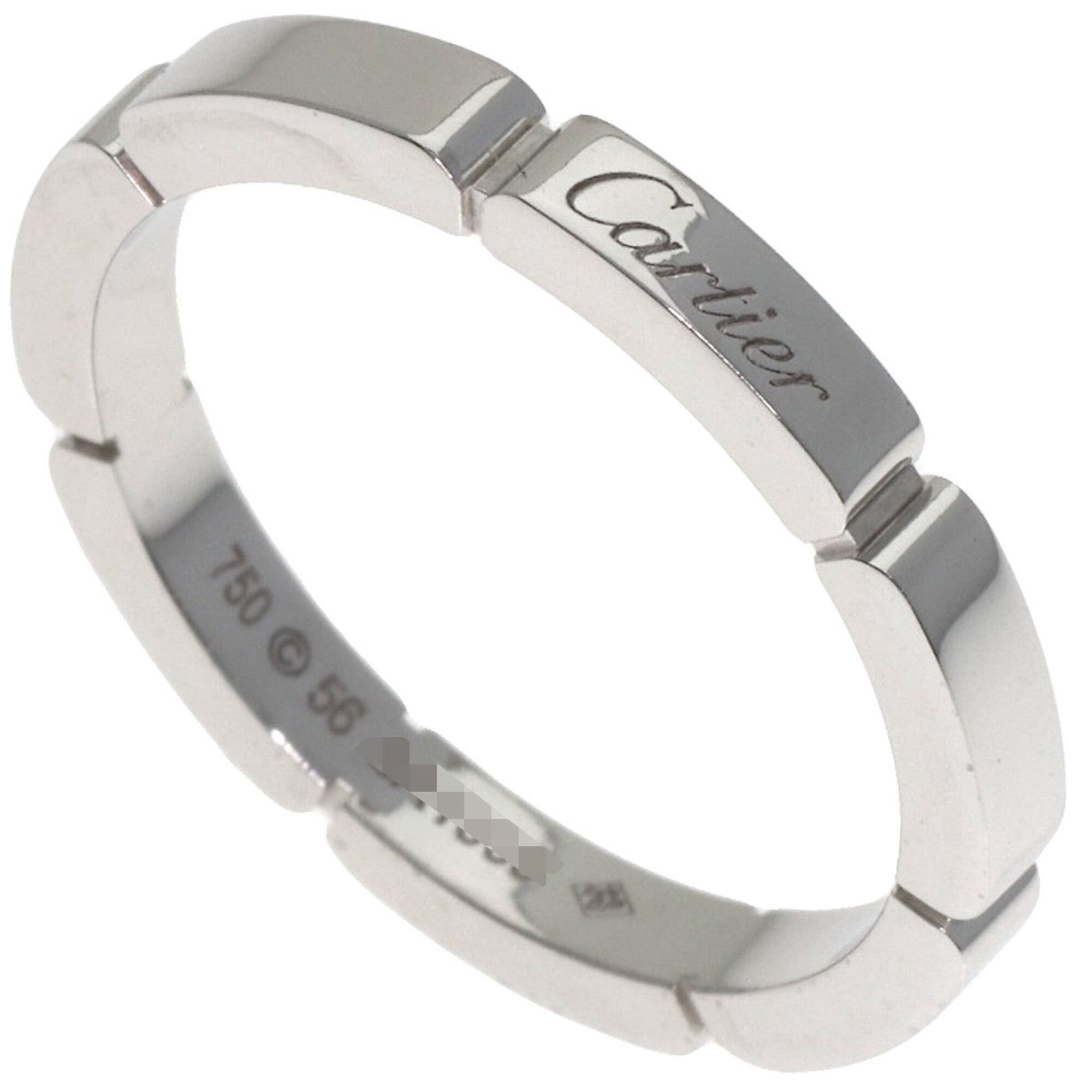 Cartier Cartier Maillon Panthère #56 Ring, 18K White Gold, Women's, CARTIER Size ONE SIZE - 1 Thumbnail