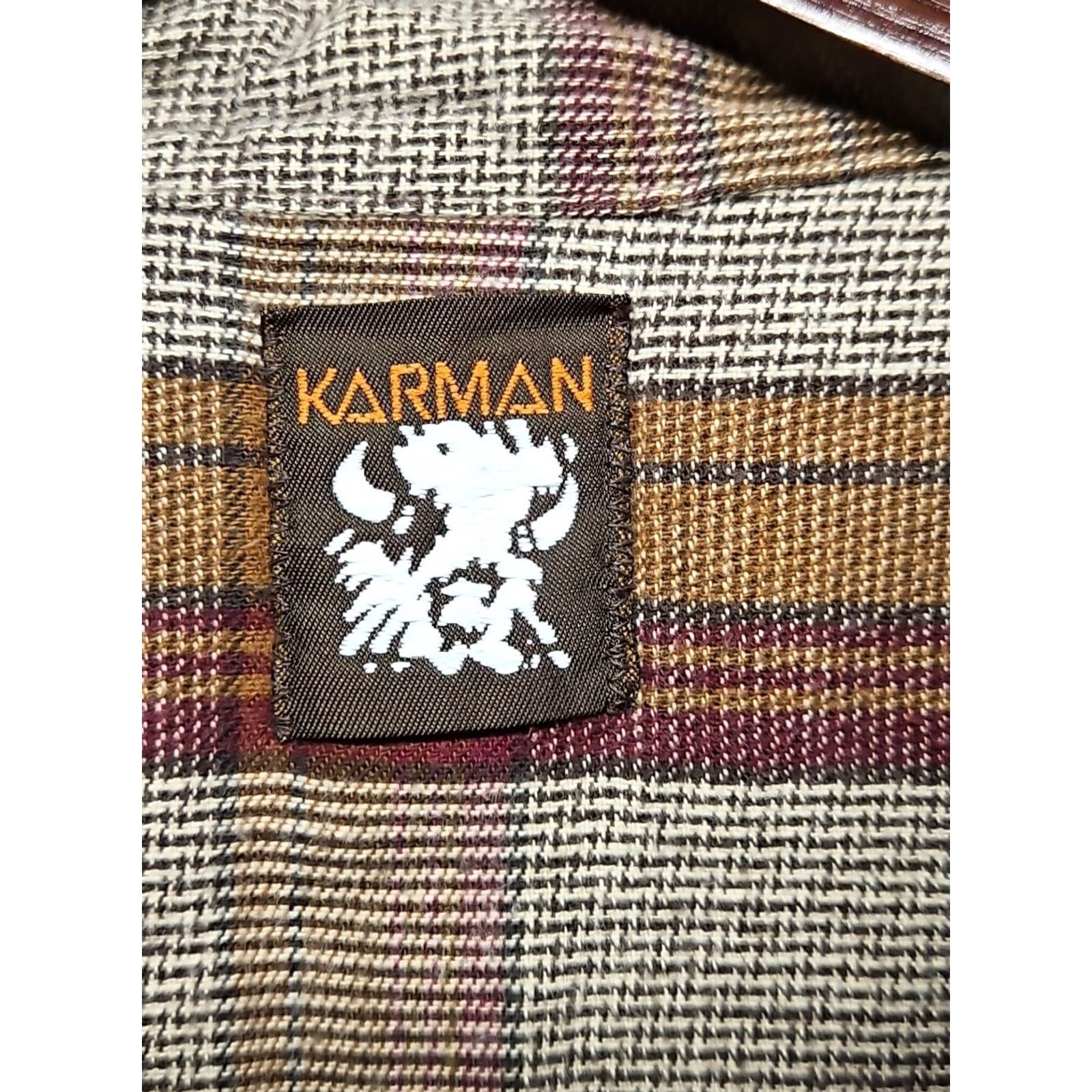 Armani Karman Y2K Western Shirt Men’s Medium Long Sleeve Plaid Snap Front Cotton Multicolor Size US M / EU 48-50 / 2 - 2 Thumbnail