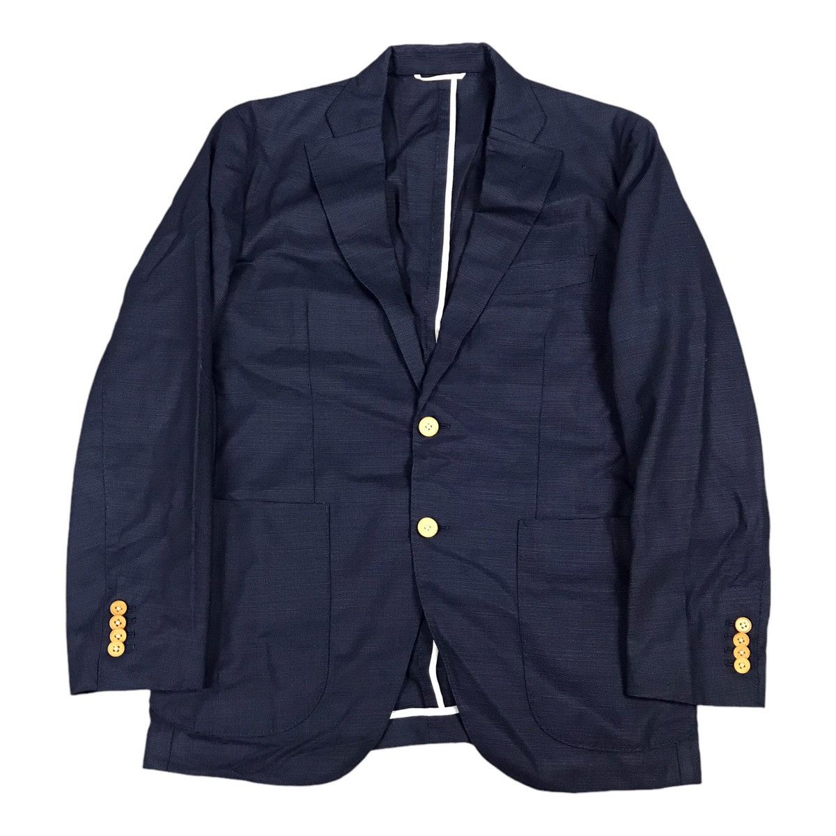 Japanese Brand × Loro Piana LORO PIANA CLASSIC BLAZER JAPAN COAT JACKET Size 46R - 1 Thumbnail