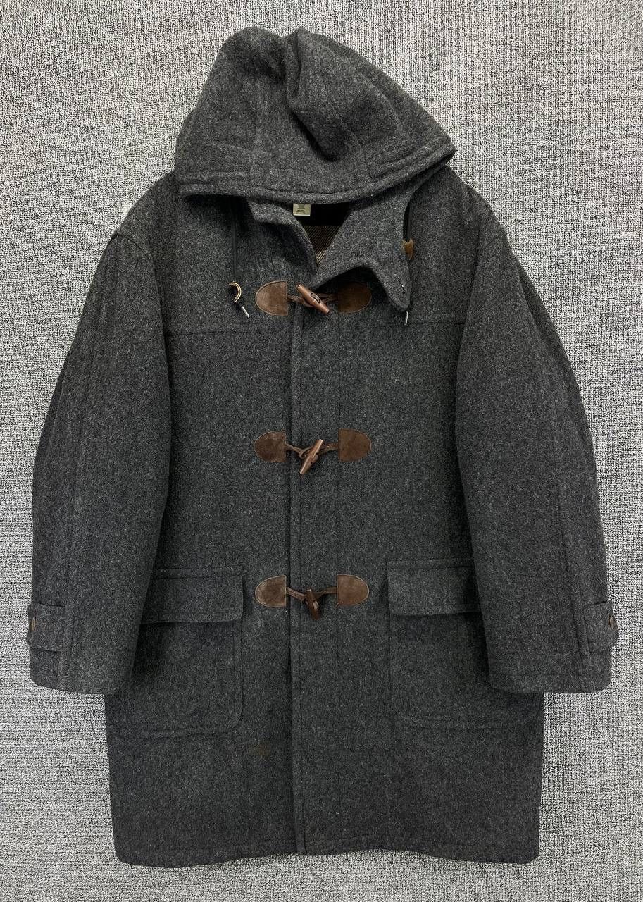 L.L. Bean Vintage L.L. Bean Thinsulate Duffle Wool Long Jacket Size US L / EU 52-54 / 3 - 1 Thumbnail