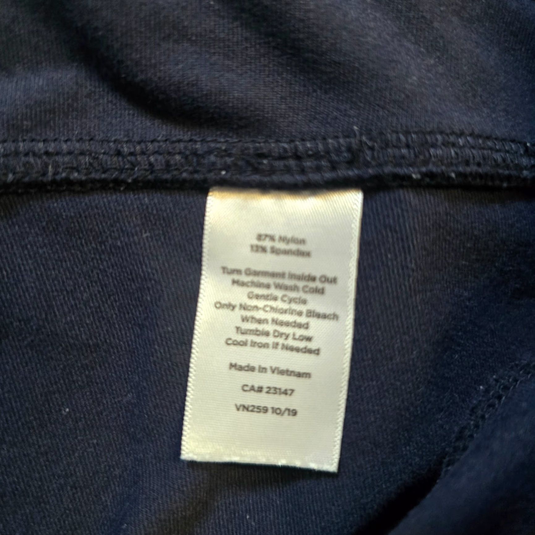 Talbots Talbots Pants Womens Medium Blue Tapered Cropped Sweatpants Casual Comfort Knit Cotton Spandex Logo Flat Front Vintage No N/A Size 32" / US 10 / IT 46 - 4 Thumbnail