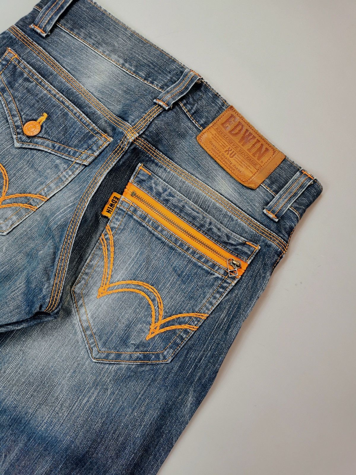 Edwin Edwin 403 XVS Jeans (LG77) Size US 32 / EU 48 - 6 Thumbnail