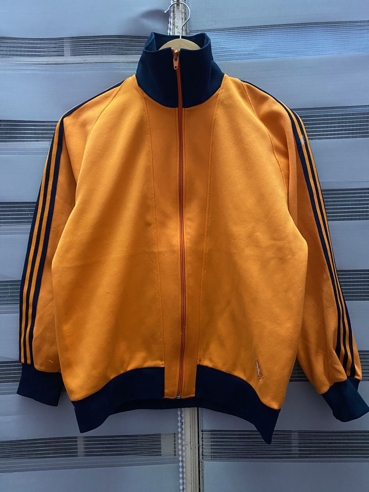 Vintage 90s Adidas Purple Green Pink Colour Block Full-Zip Up Windbreaker XXL