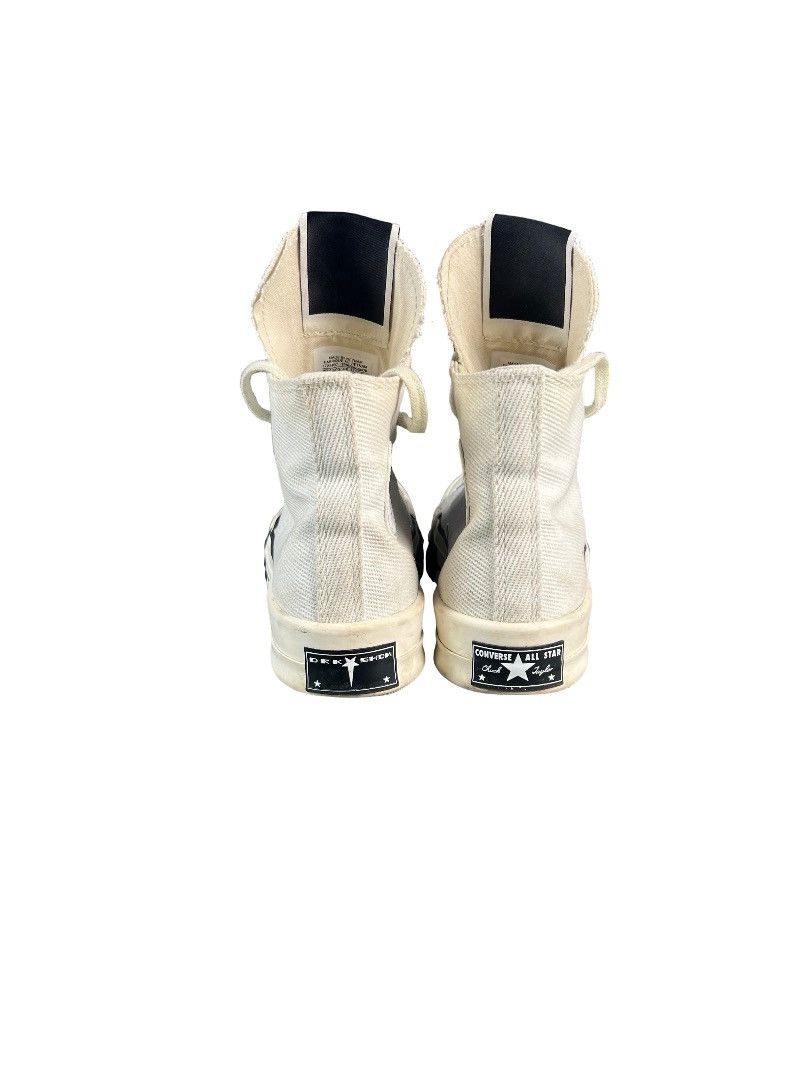 Rick Owens Rick Owens DRKSHDW x Converse Darkstar High Top US Size 7 Size US 7 / EU 40 - 5 Thumbnail