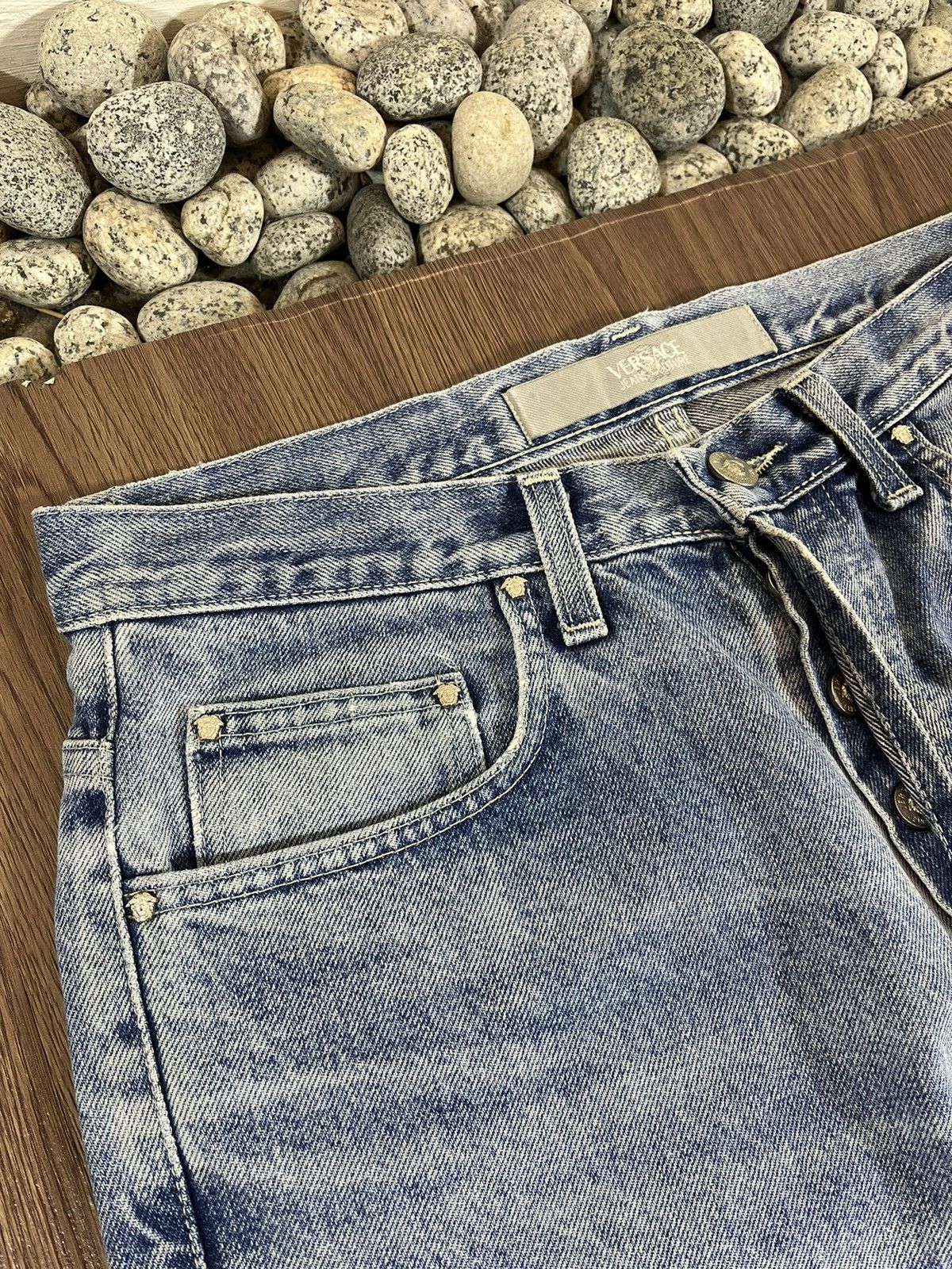 Versace Jeans Couture Versace Jeans Couture Distressed Denim – (Made in Italy) Size US 31 - 7 Thumbnail